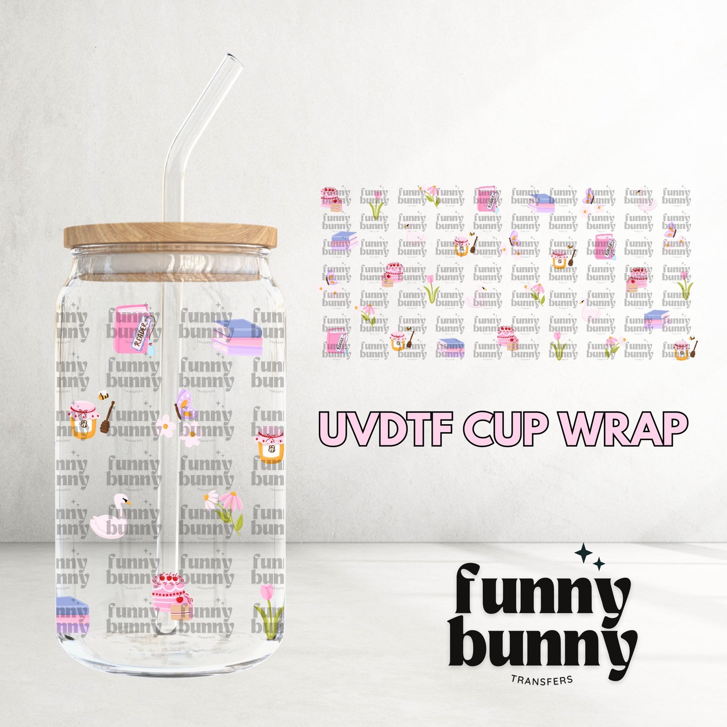 16OZ191 - 16oz UVDTF Cup Wrap