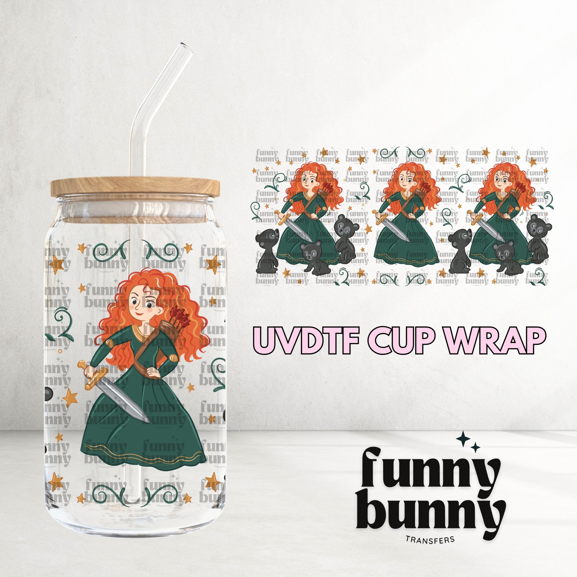 16OZ197 - 16oz UVDTF Cup Wrap