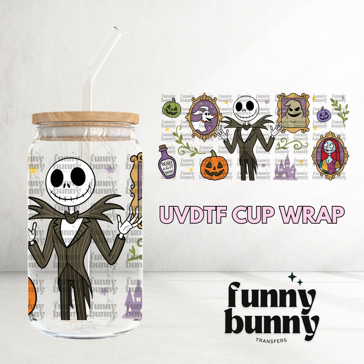 16OZ198 - 16oz UVDTF Cup Wrap