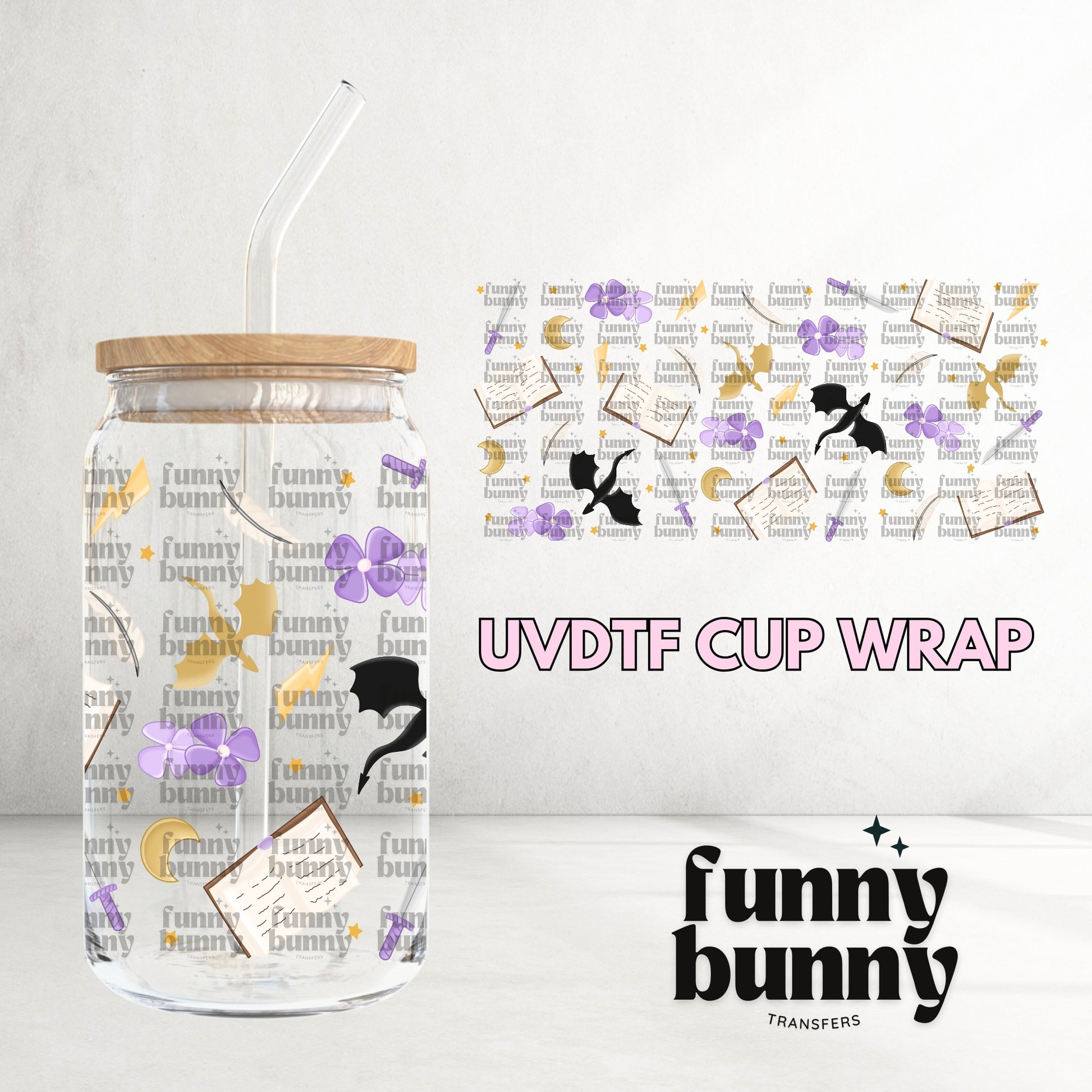 16OZ207 - 16oz UVDTF Cup Wrap