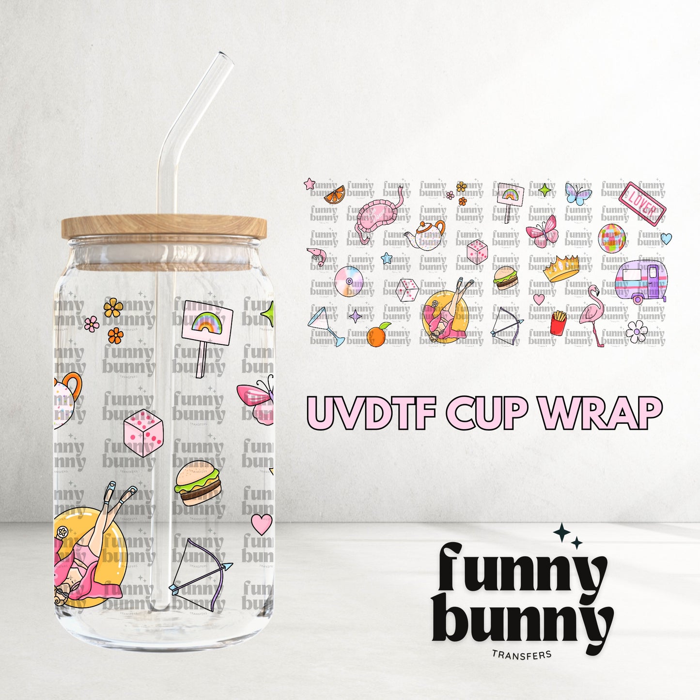 16OZ232 - 16oz UVDTF Cup Wrap