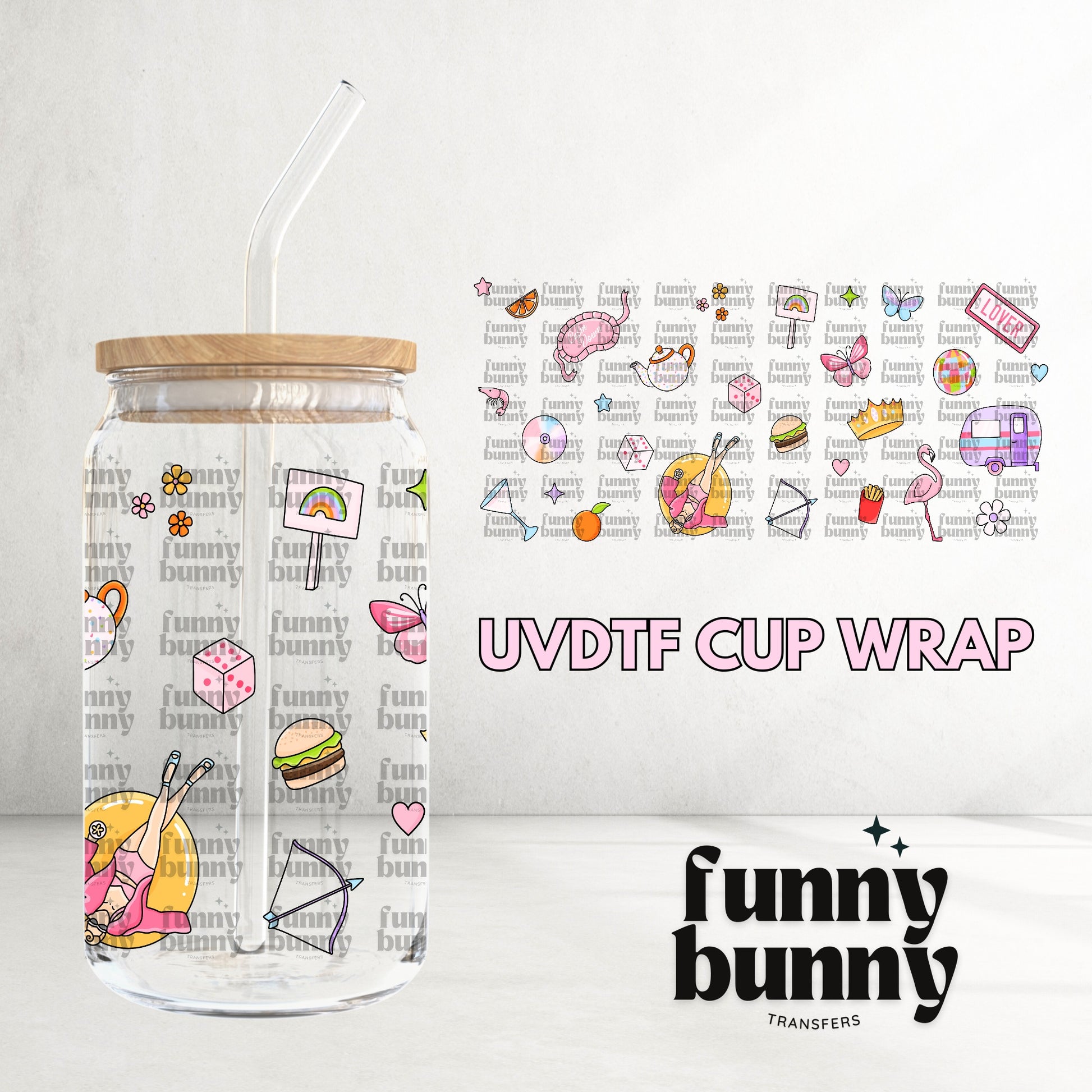 16OZ232 - 16oz UVDTF Cup Wrap