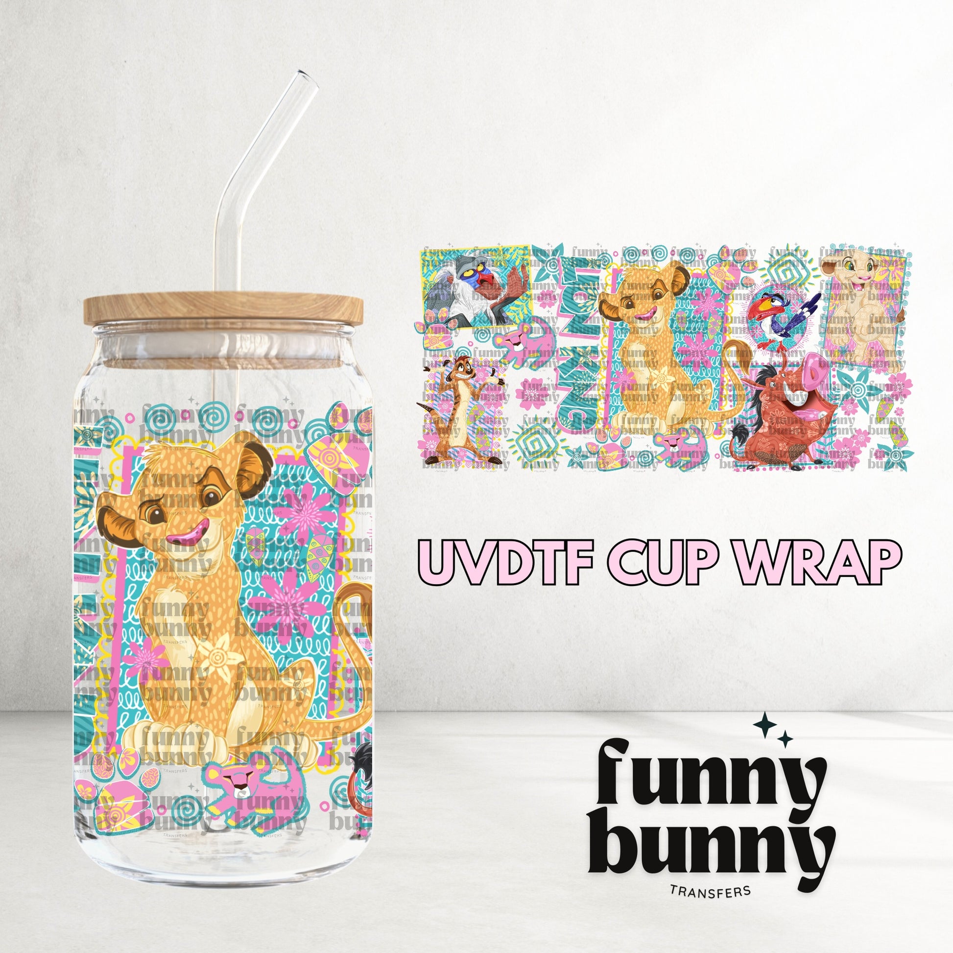 16OZ233 - 16oz UVDTF Cup Wrap