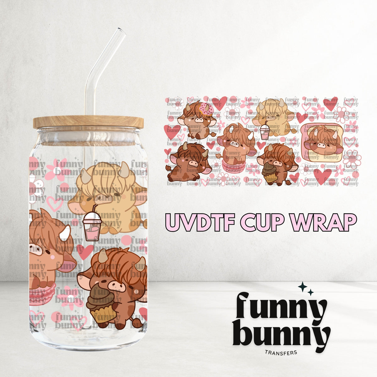 16OZ250 - 16oz UVDTF Cup Wrap