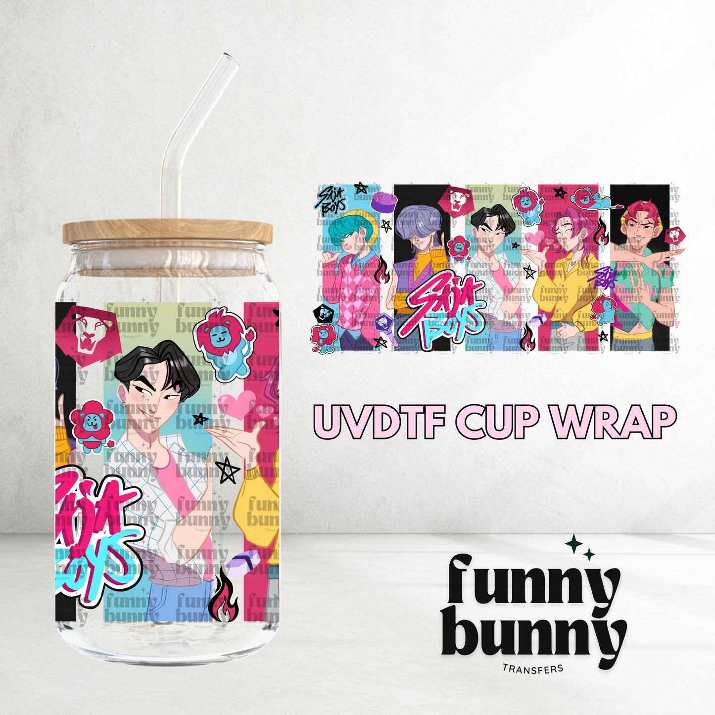 16OZ252 - 16oz UVDTF Cup Wrap