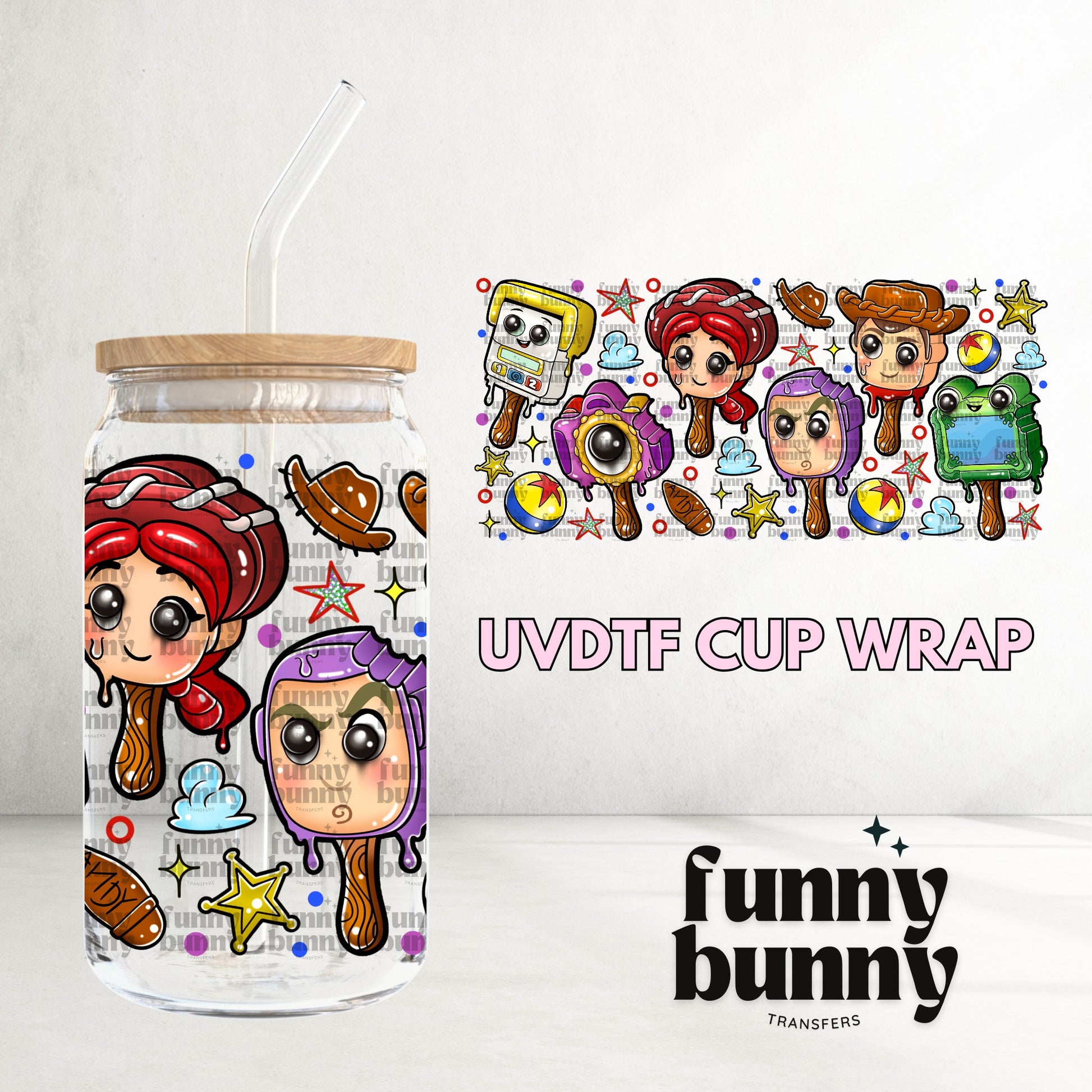 16OZ255 - 16oz UVDTF Cup Wrap