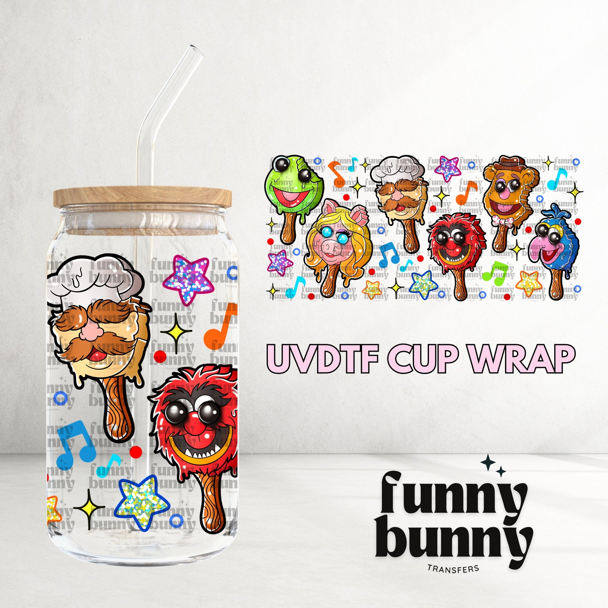 16OZ257 - 16oz UVDTF Cup Wrap