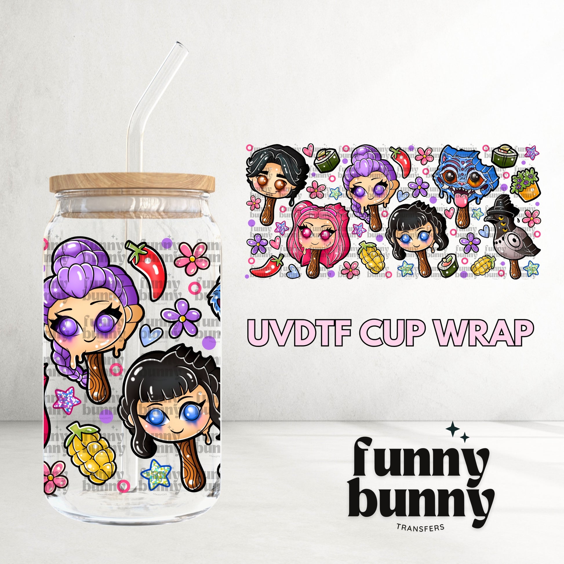 16OZ261 - 16oz UVDTF Cup Wrap