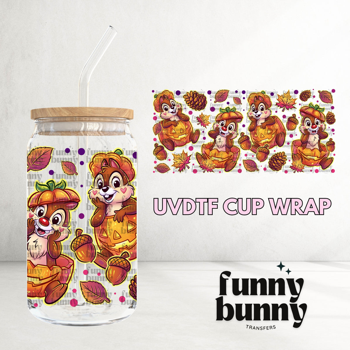 16OZ268 - 16oz UVDTF Cup Wrap