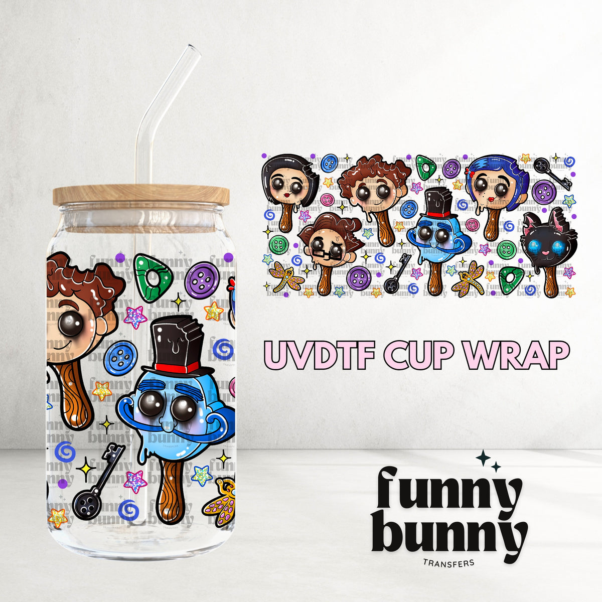16OZ275 - 16oz UVDTF Cup Wrap