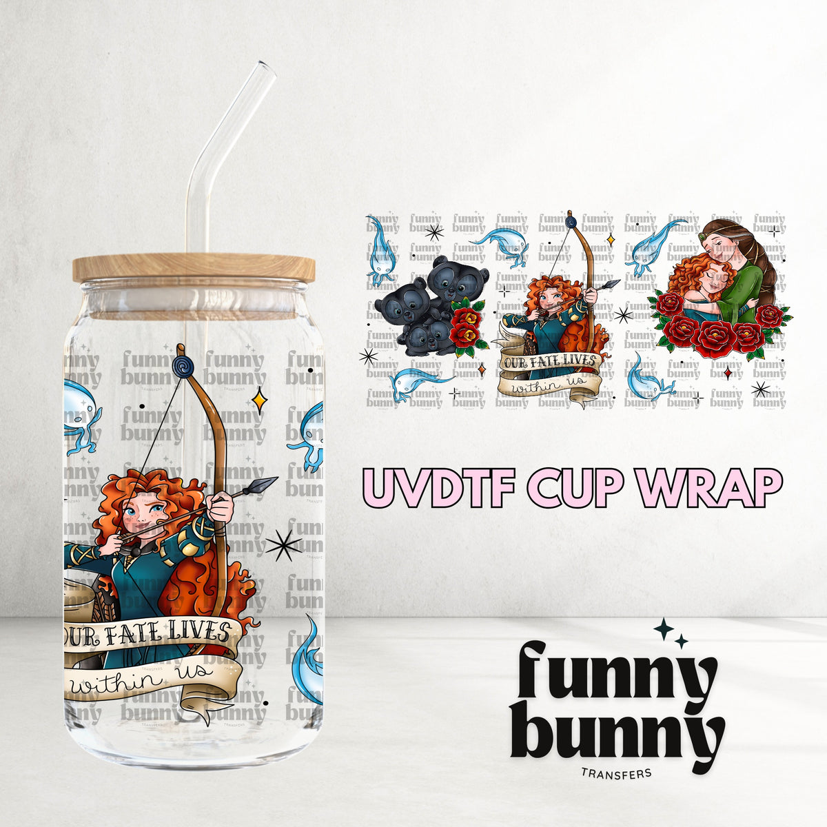 16OZ28 - 16oz UVDTF Cup Wrap