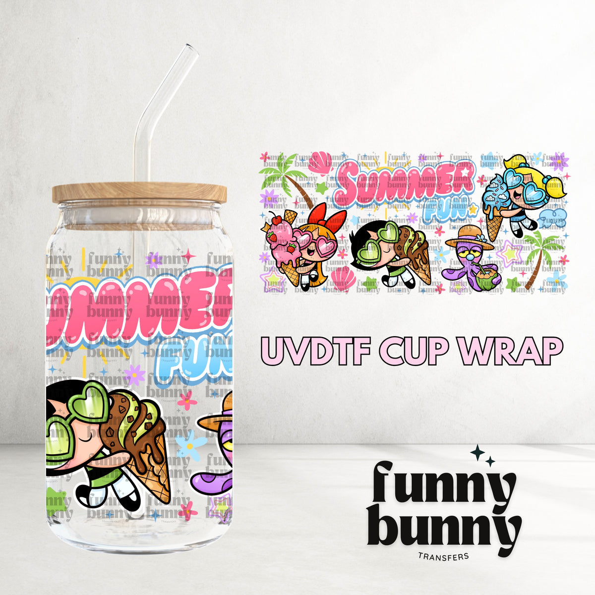 16OZ29 - 16oz UVDTF Cup Wrap