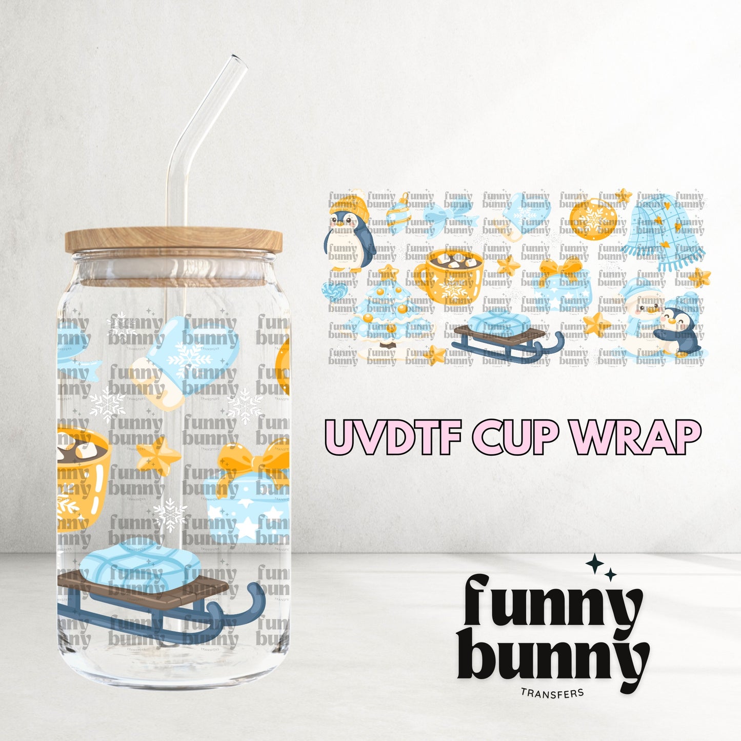 16OZ295 - 16oz UVDTF Cup Wrap