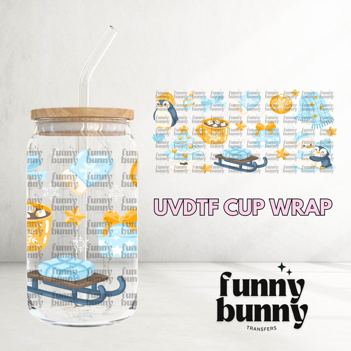 16OZ295 - 16oz UVDTF Cup Wrap