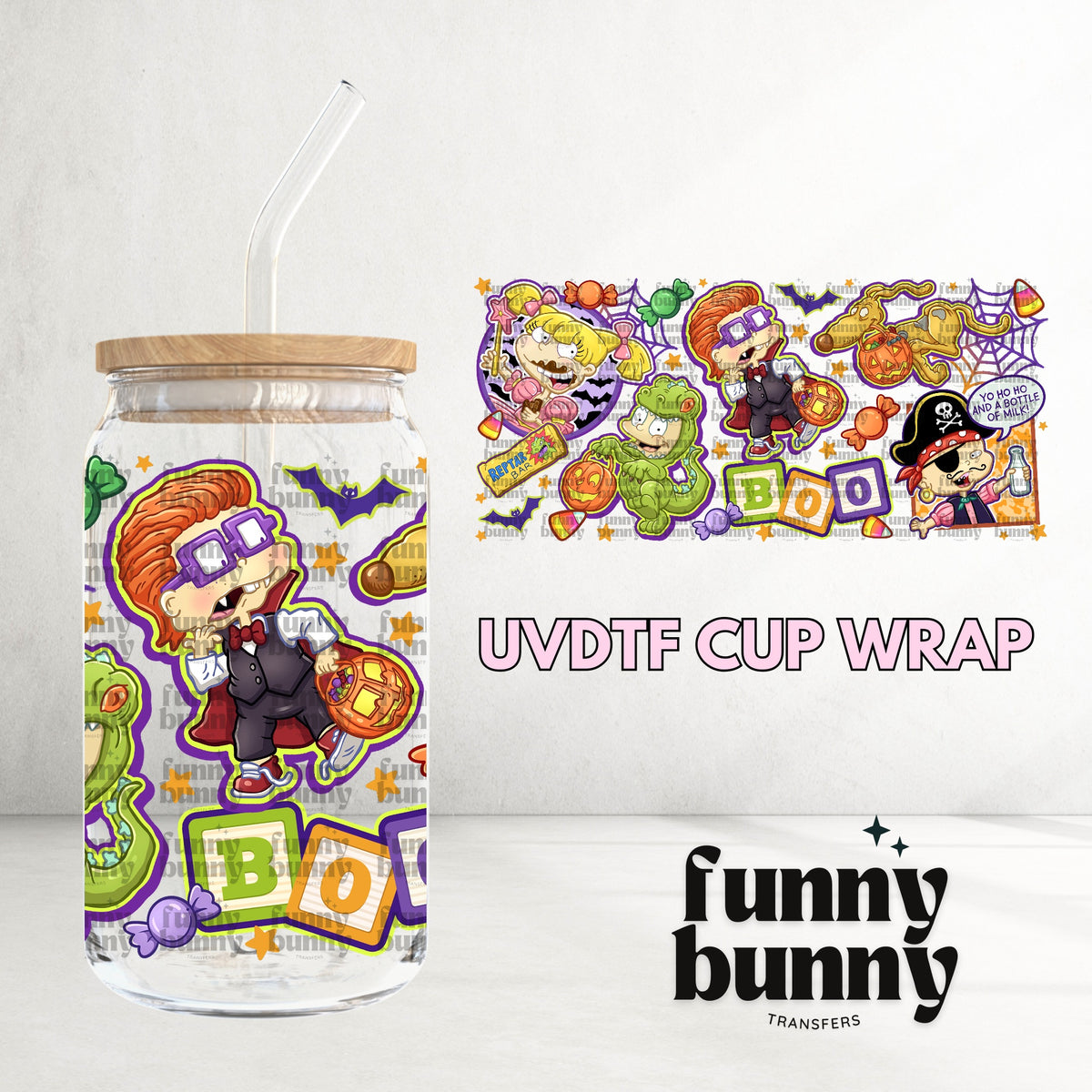 16OZ298 - 16oz UVDTF Cup Wrap
