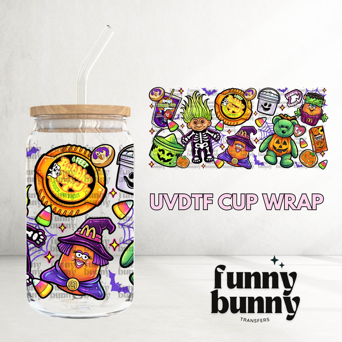 16OZ304 - 16oz UVDTF Cup Wrap