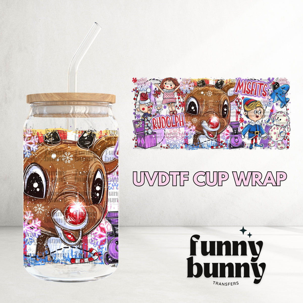 16OZ307 - 16oz UVDTF Cup Wrap