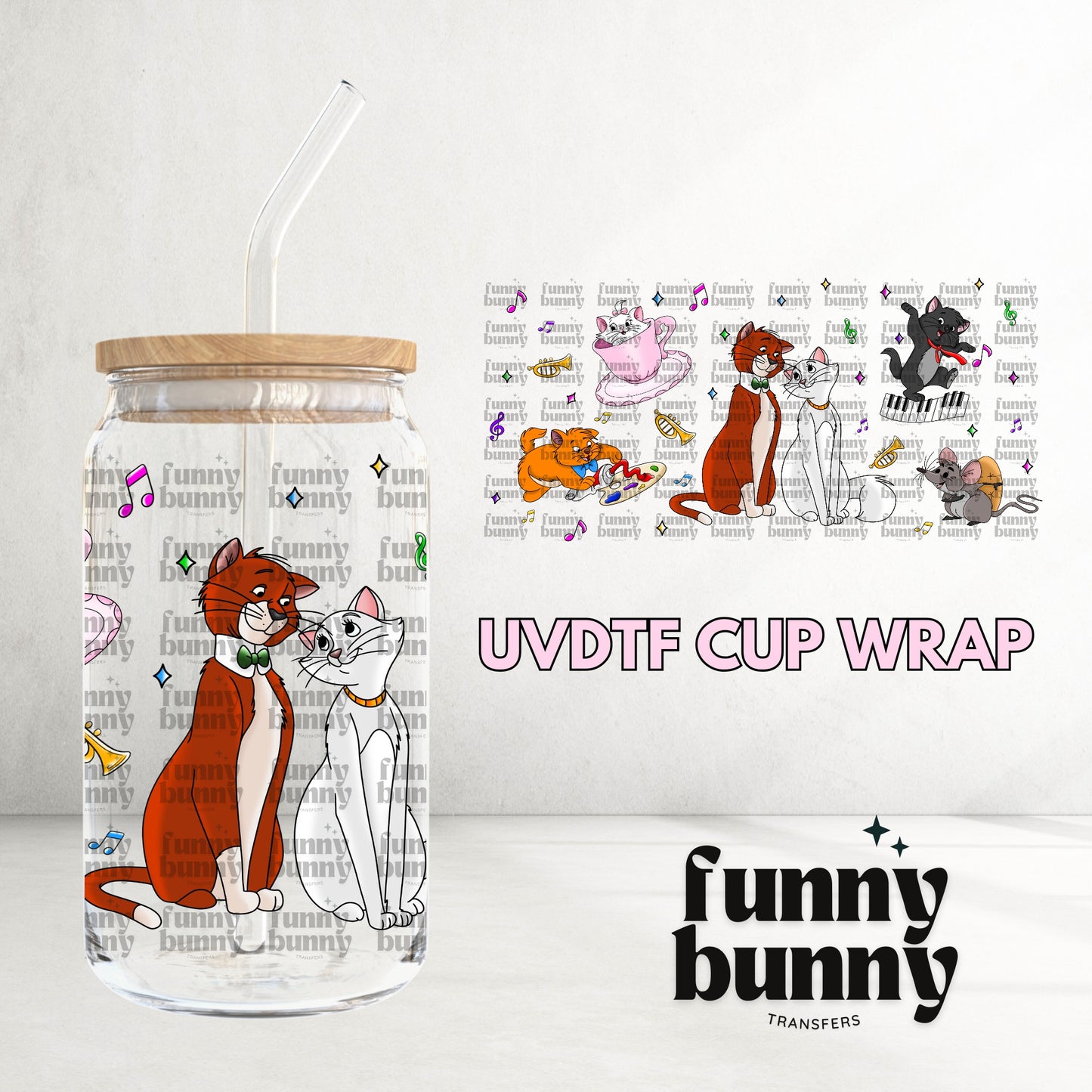 16OZ32 - 16oz UVDTF Cup Wrap