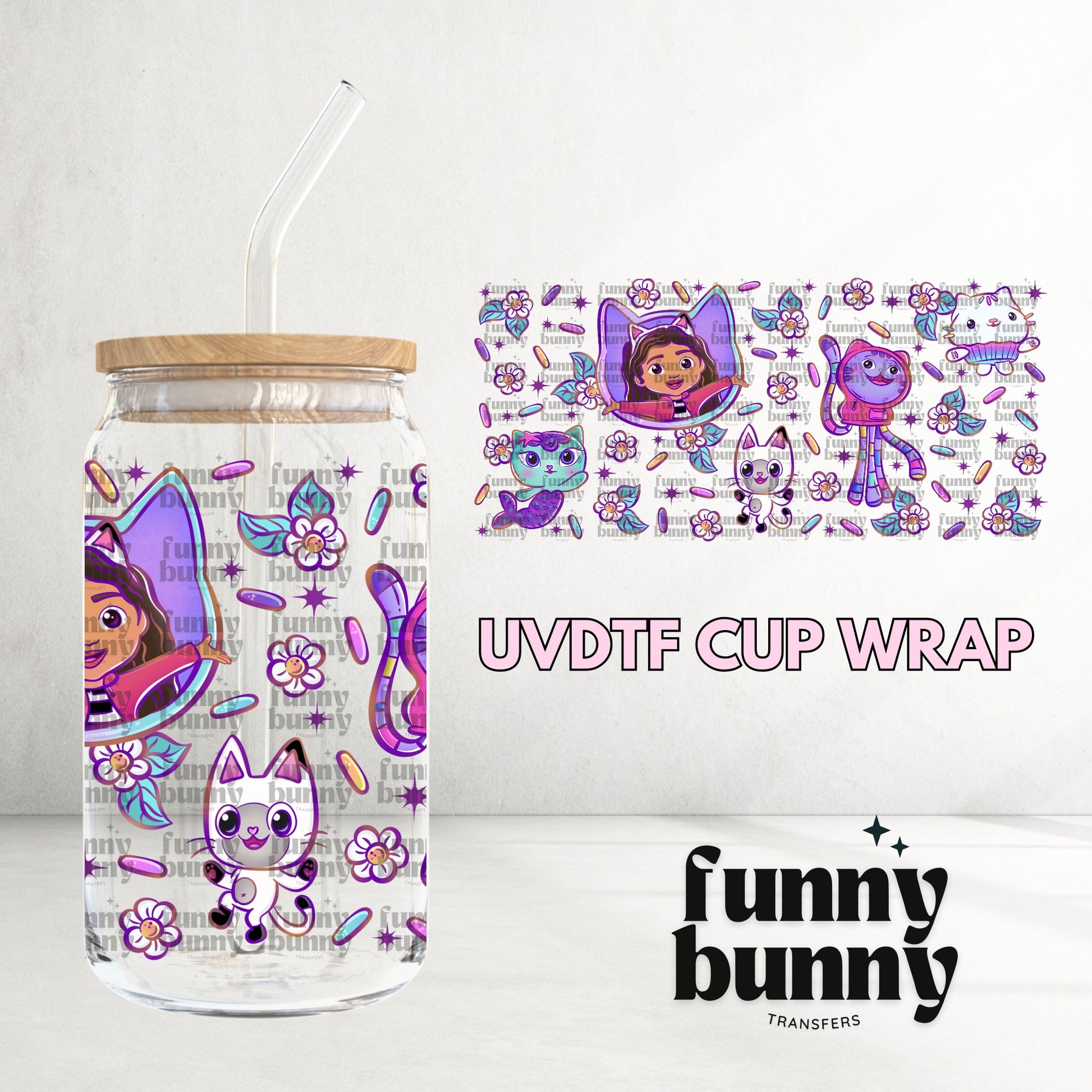 16OZ330 - 16oz UVDTF Cup Wrap