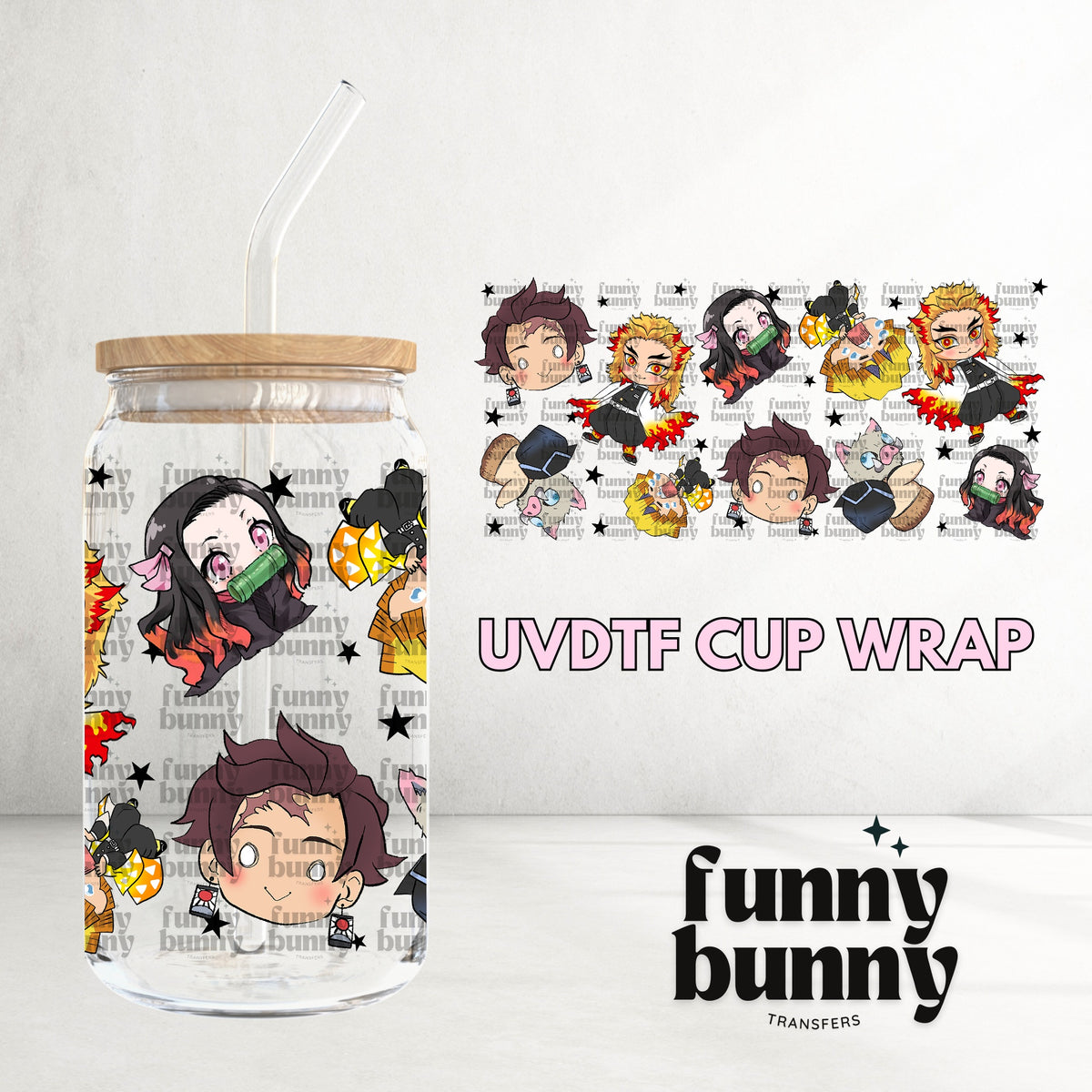 16OZ333 - 16oz UVDTF Cup Wrap
