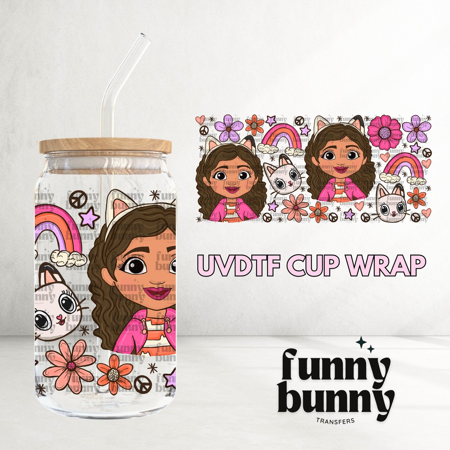 16OZ342 - 16oz UVDTF Cup Wrap