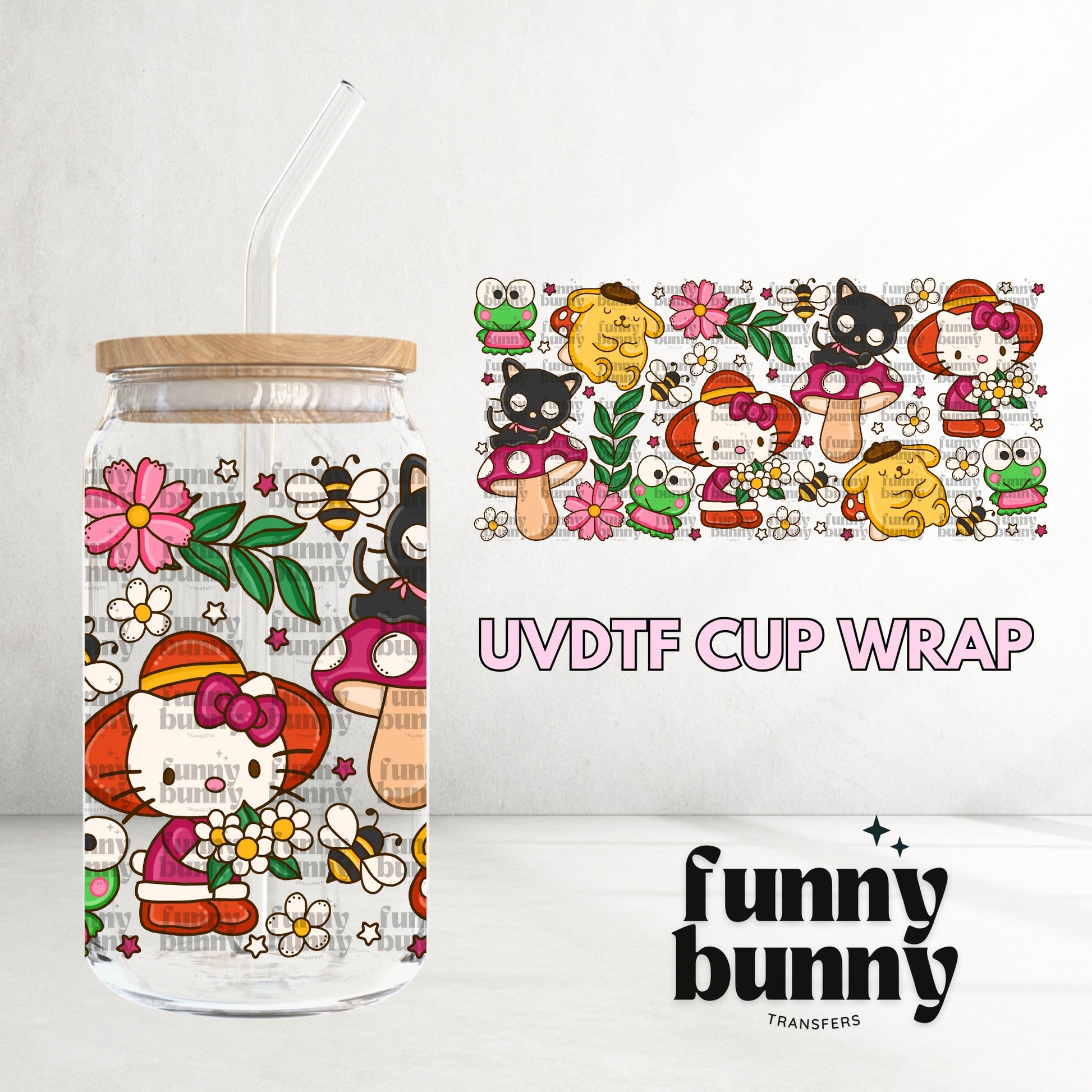 16OZ343 - 16oz UVDTF Cup Wrap