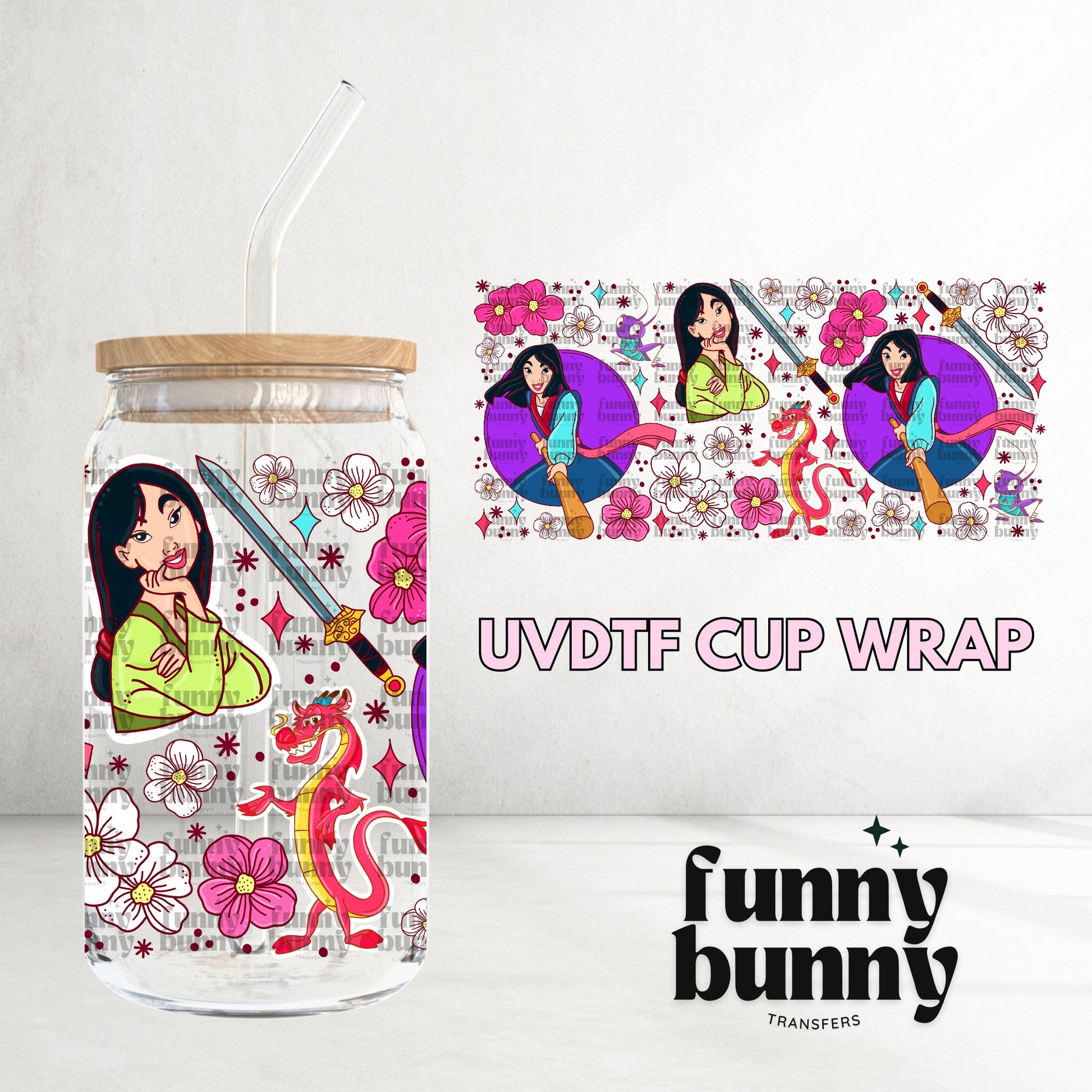 16OZ355 - 16oz UVDTF Cup Wrap