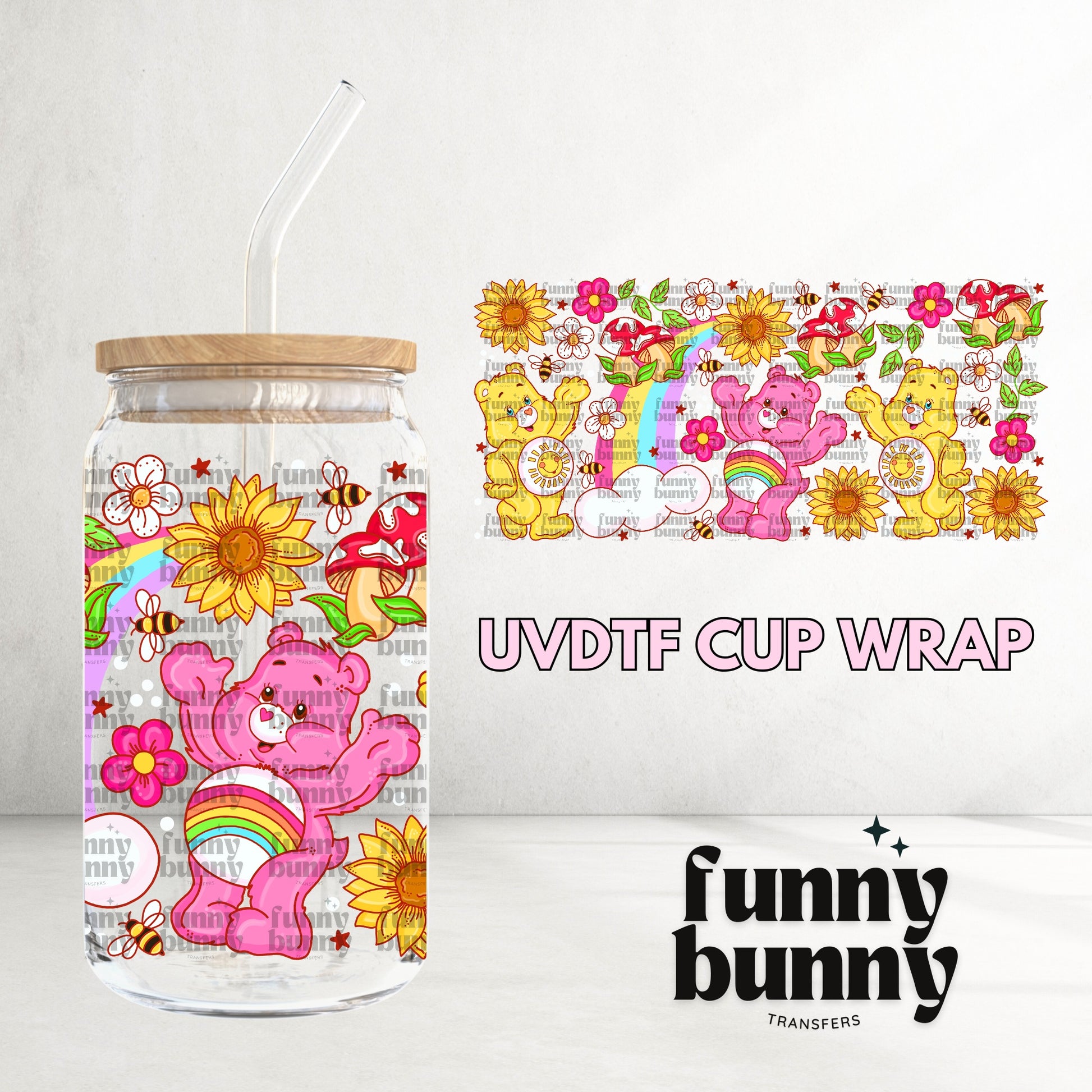 16OZ358 - 16oz UVDTF Cup Wrap