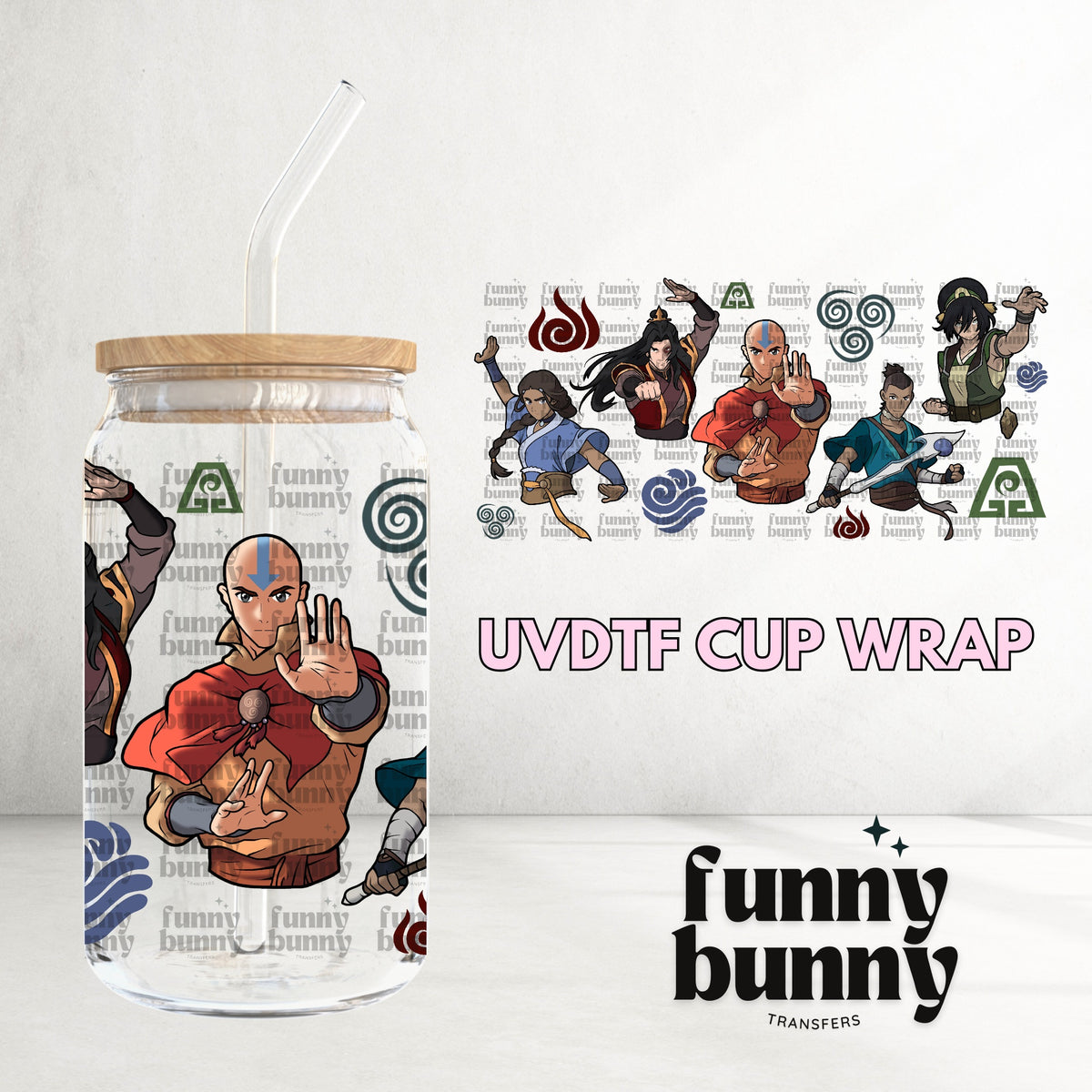 16OZ359 - 16oz UVDTF Cup Wrap
