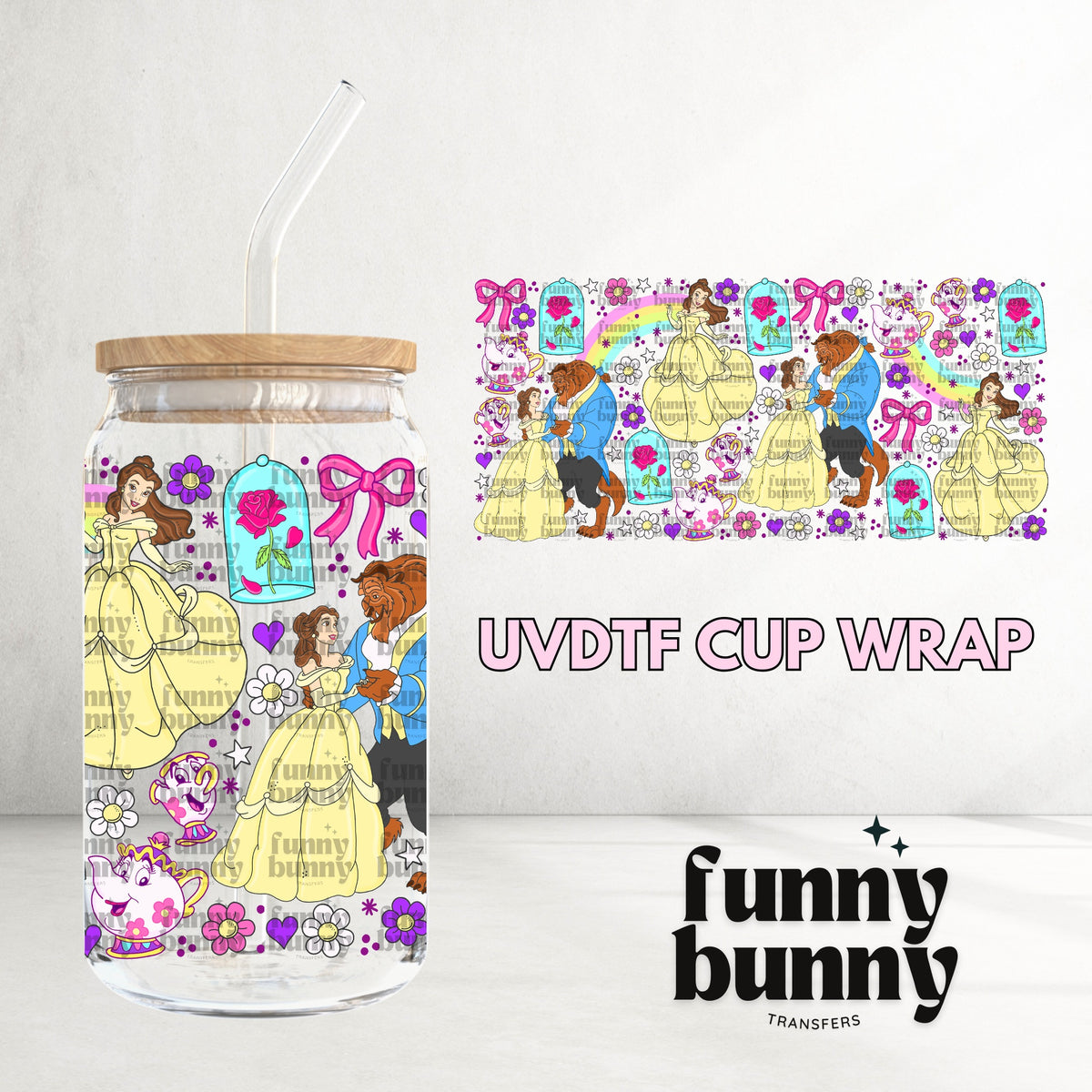 16OZ360 - 16oz UVDTF Cup Wrap
