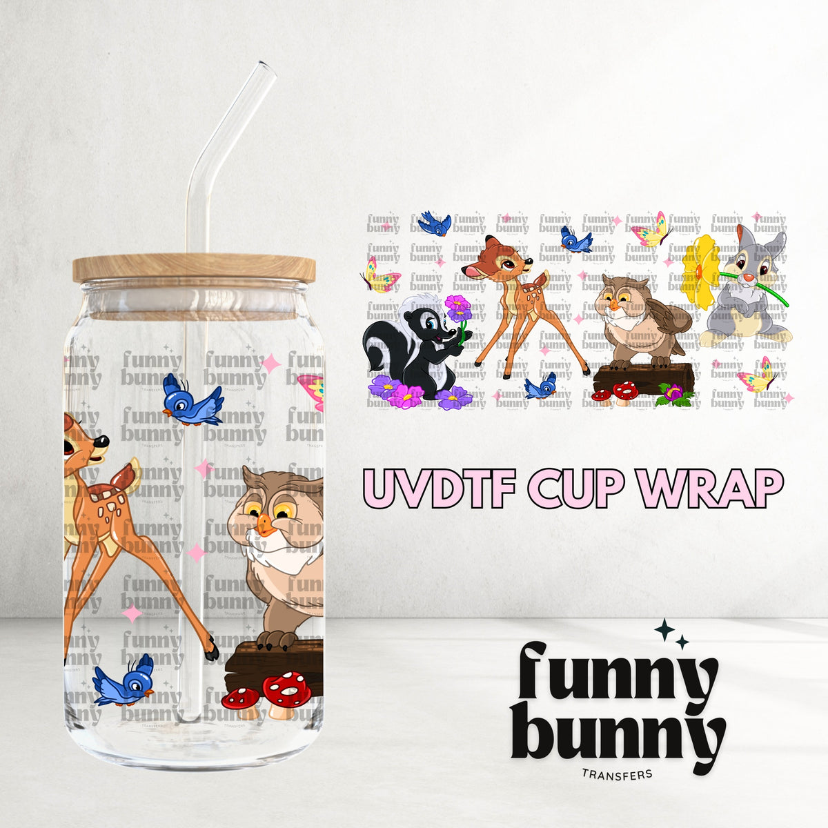 16OZ366 - 16oz UVDTF Cup Wrap