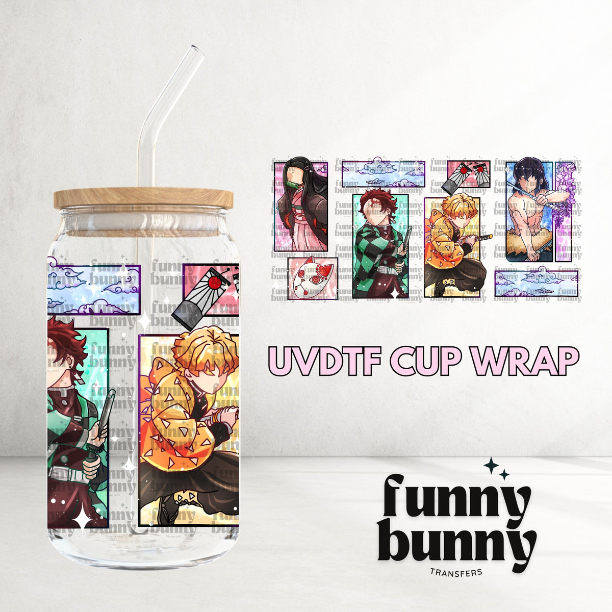 16OZ376 - 16oz UVDTF Cup Wrap