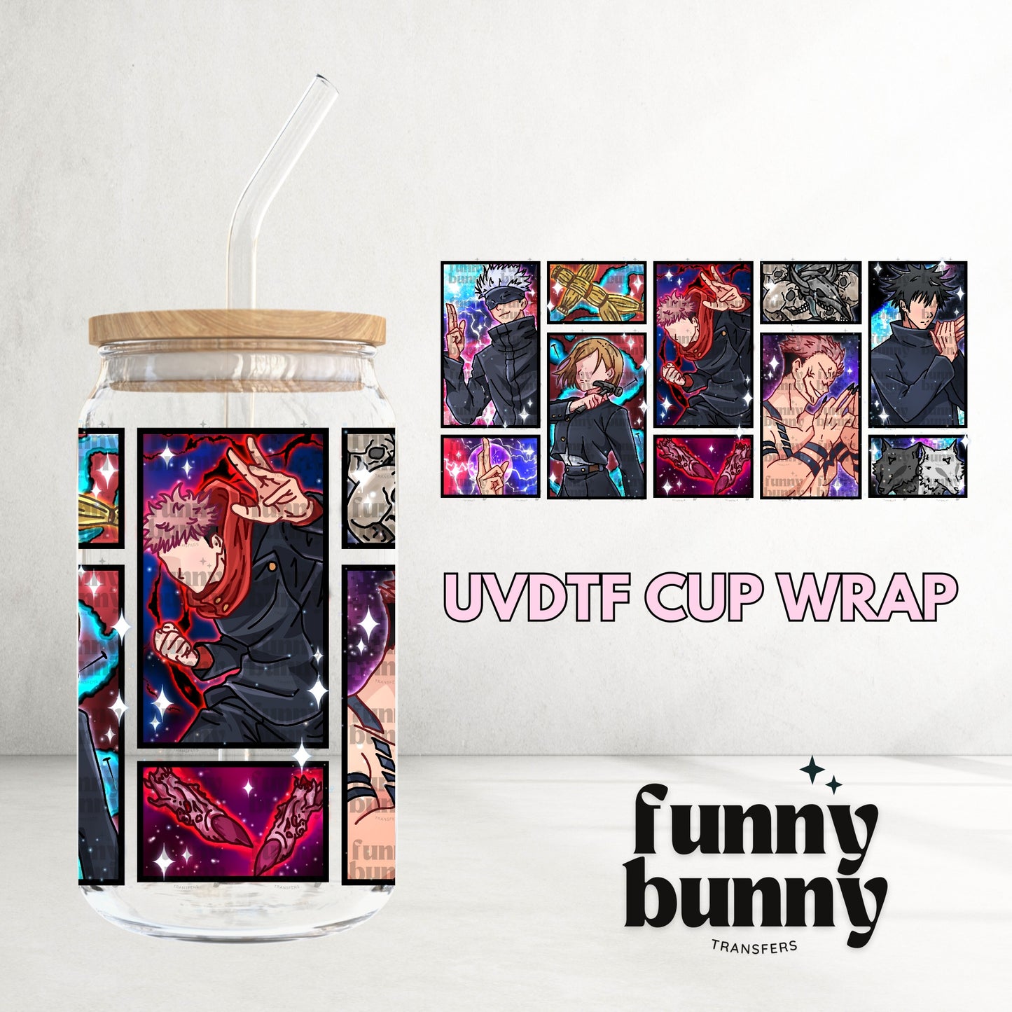 16OZ380 - 16oz UVDTF Cup Wrap