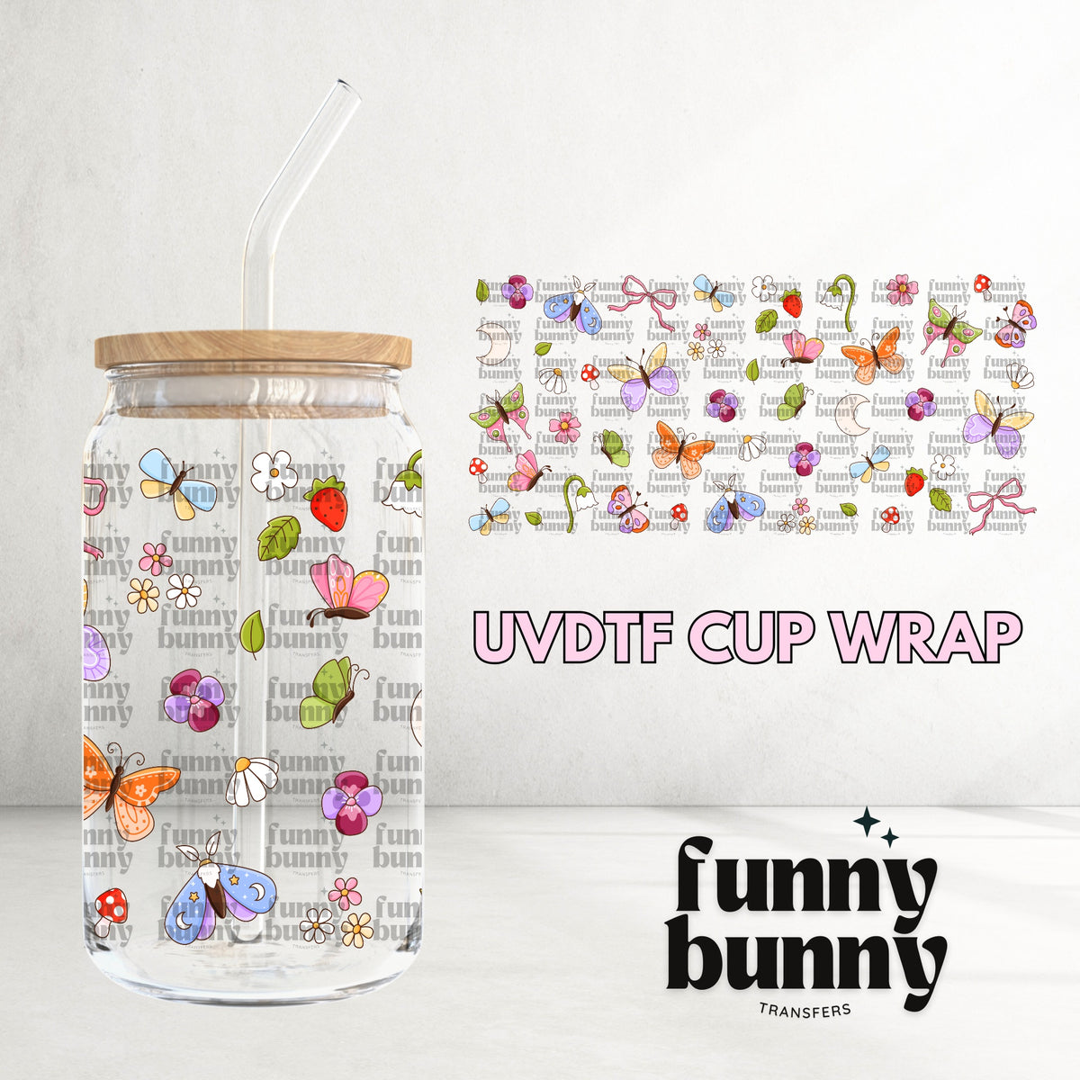 16OZ386 - 16oz UVDTF Cup Wrap