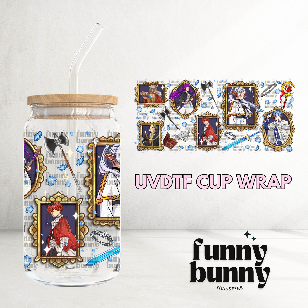 16OZ387 - 16oz UVDTF Cup Wrap
