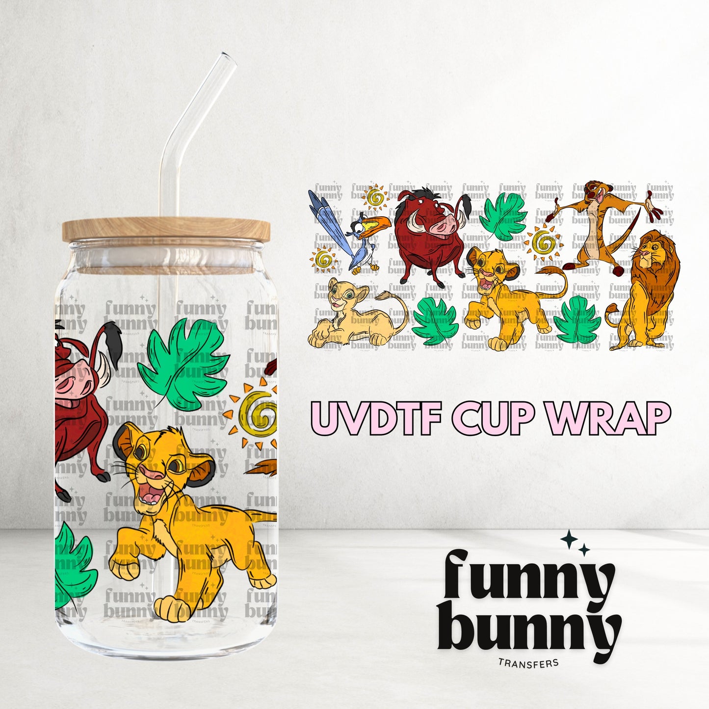 16OZ395 - 16oz UVDTF Cup Wrap