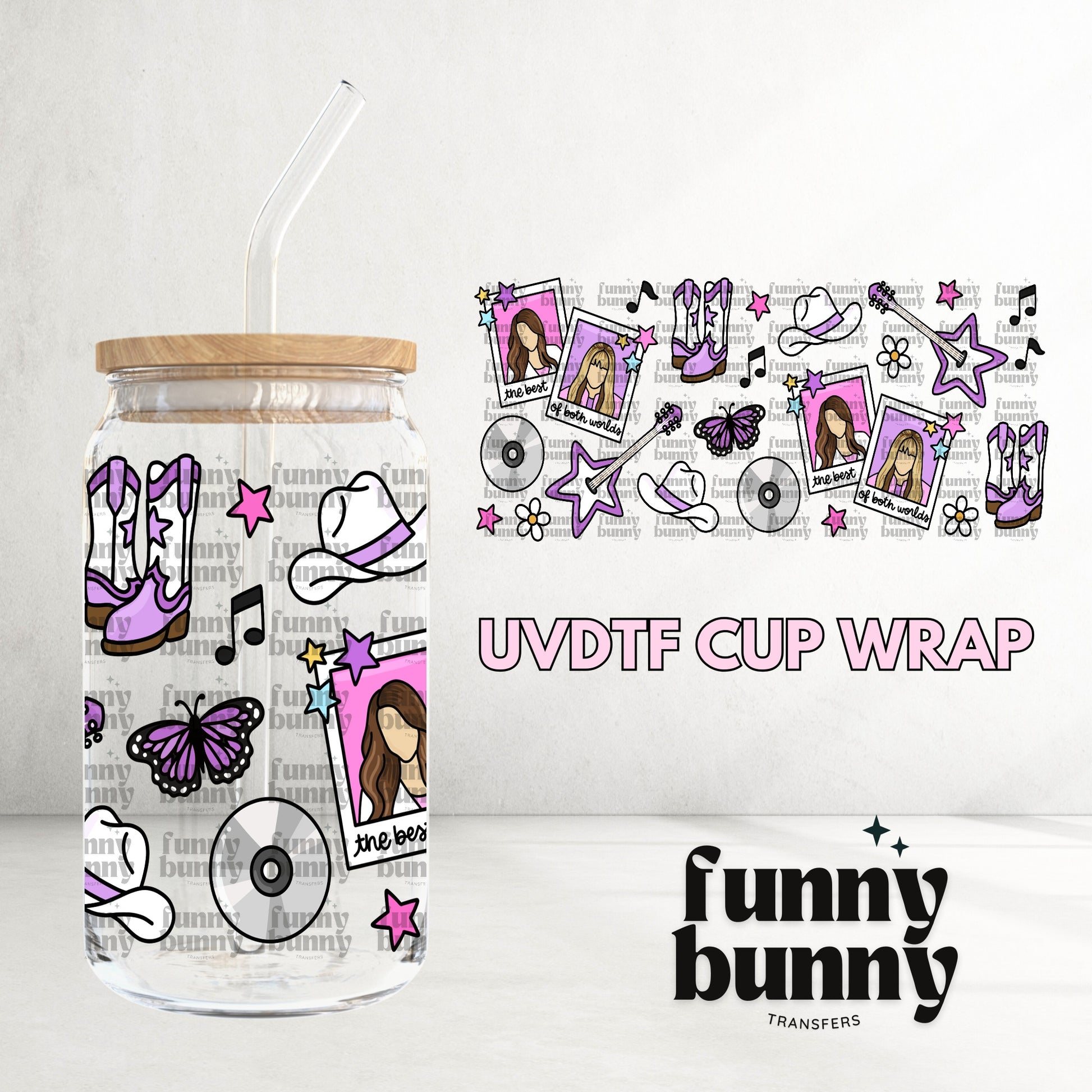 16OZ4 - 16oz UVDTF Cup Wrap