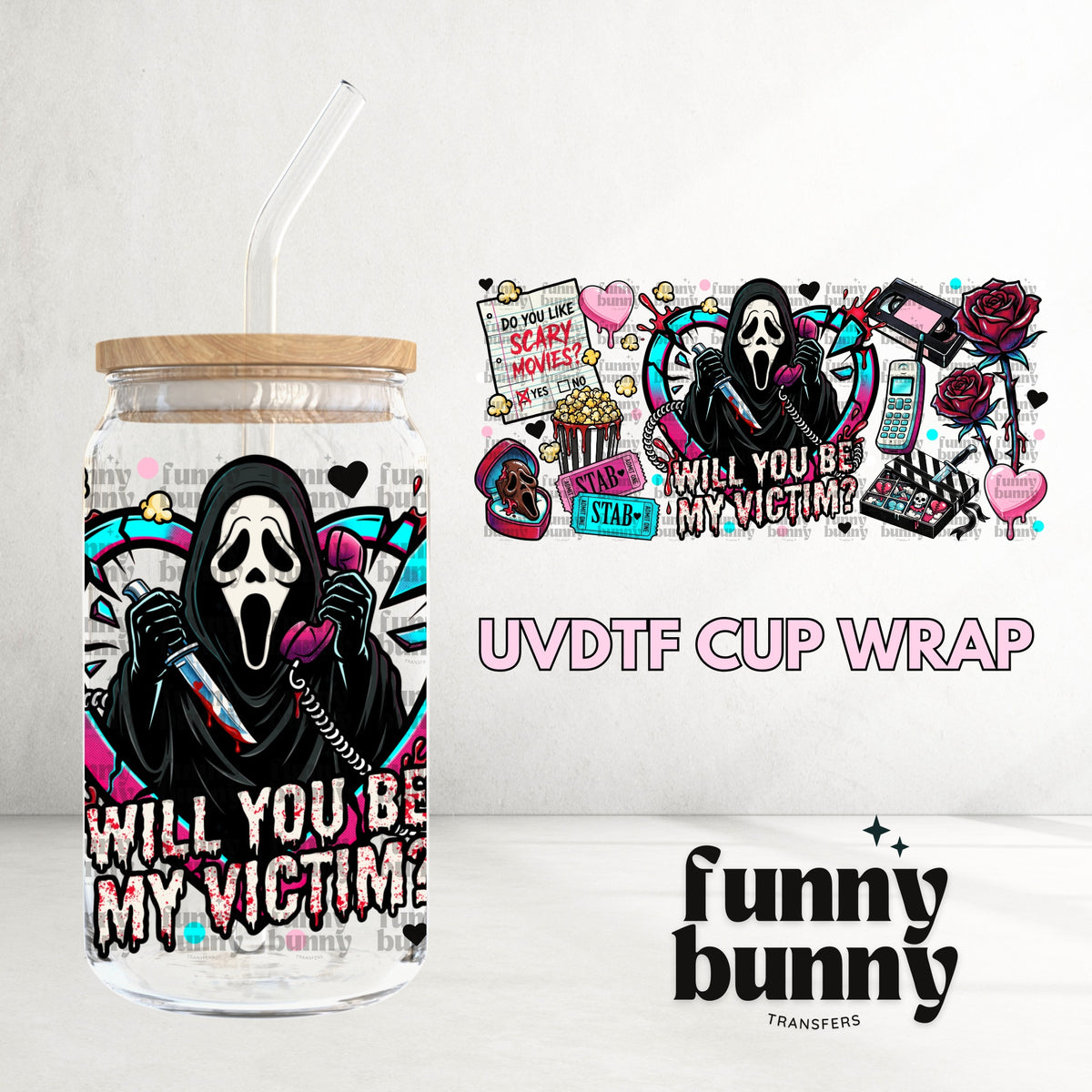 16OZ411 - 16oz UVDTF Cup Wrap