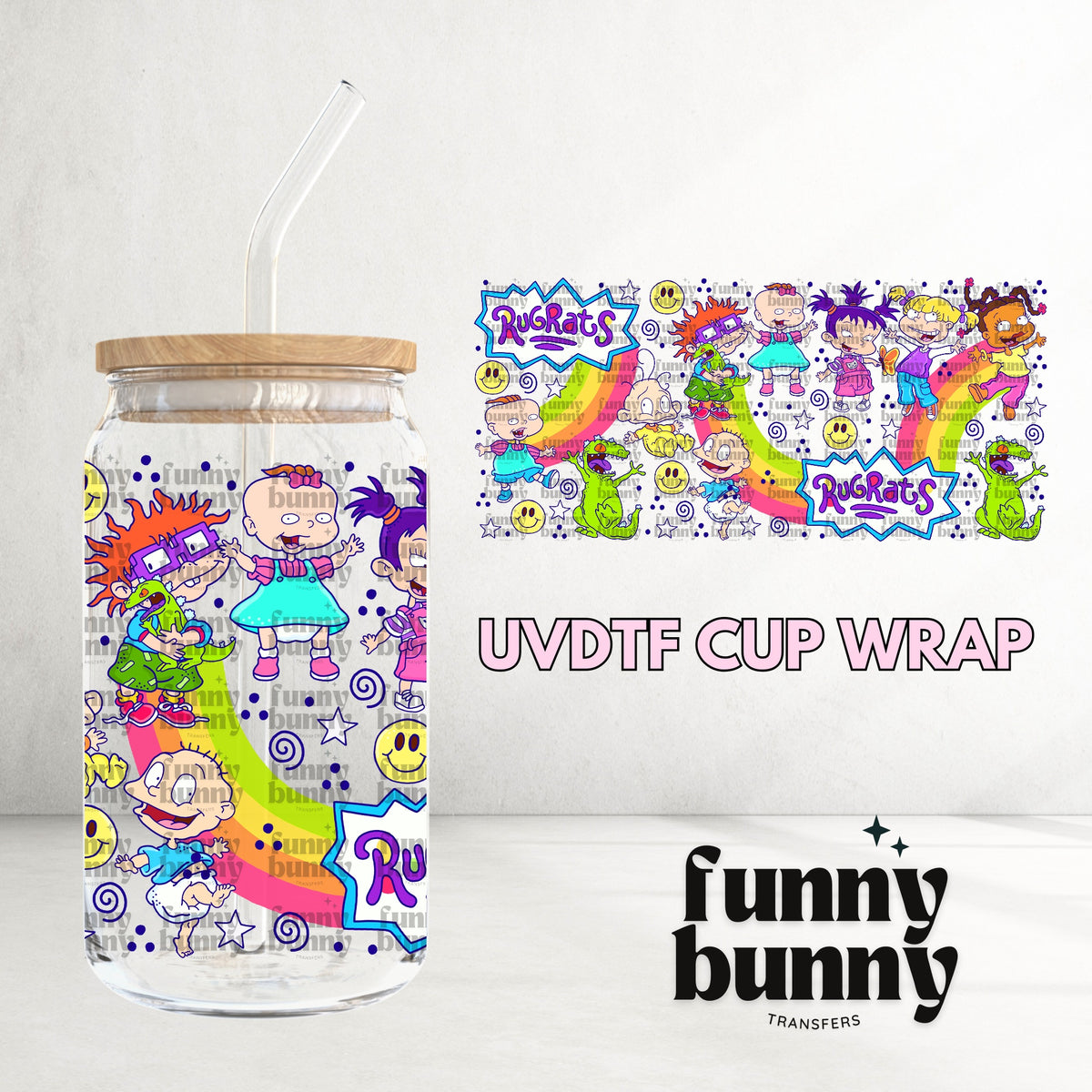 16OZ412 - 16oz UVDTF Cup Wrap