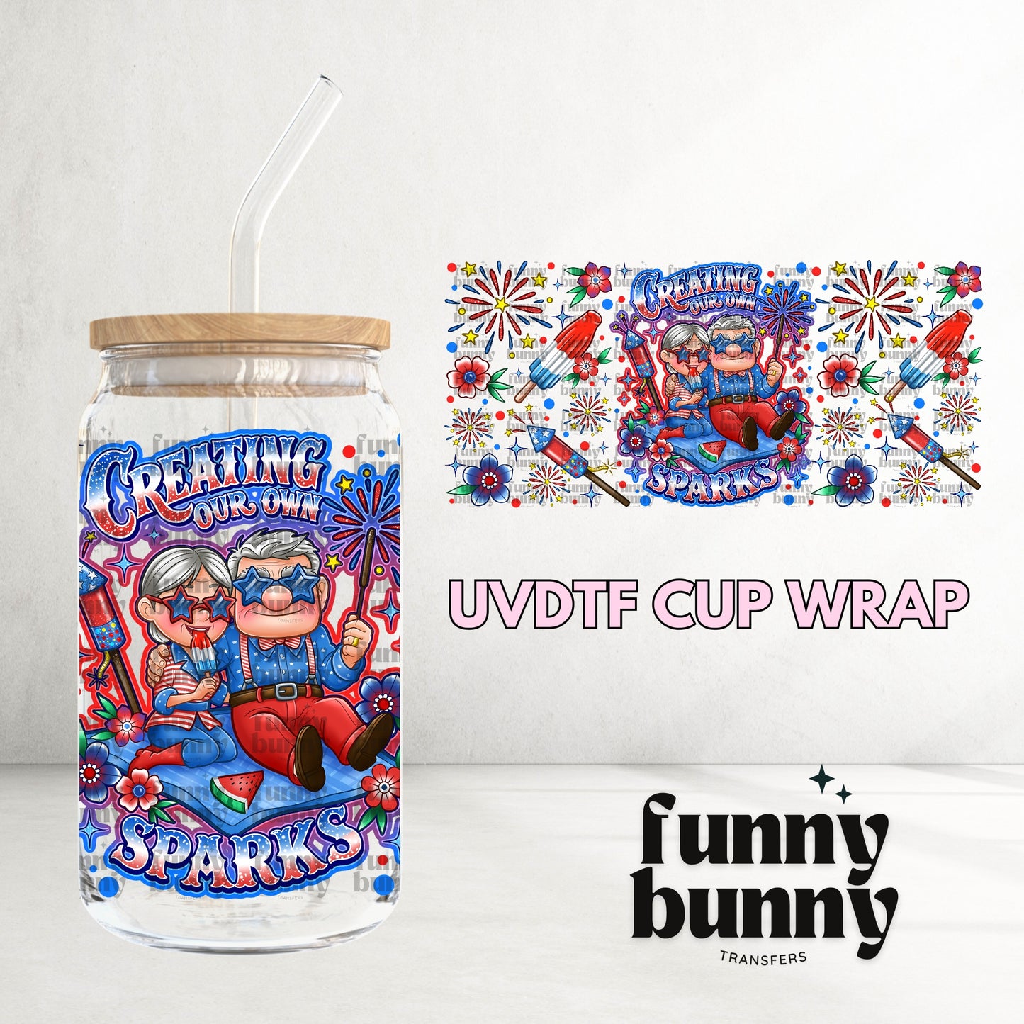16OZ43 - 16oz UVDTF Cup Wrap