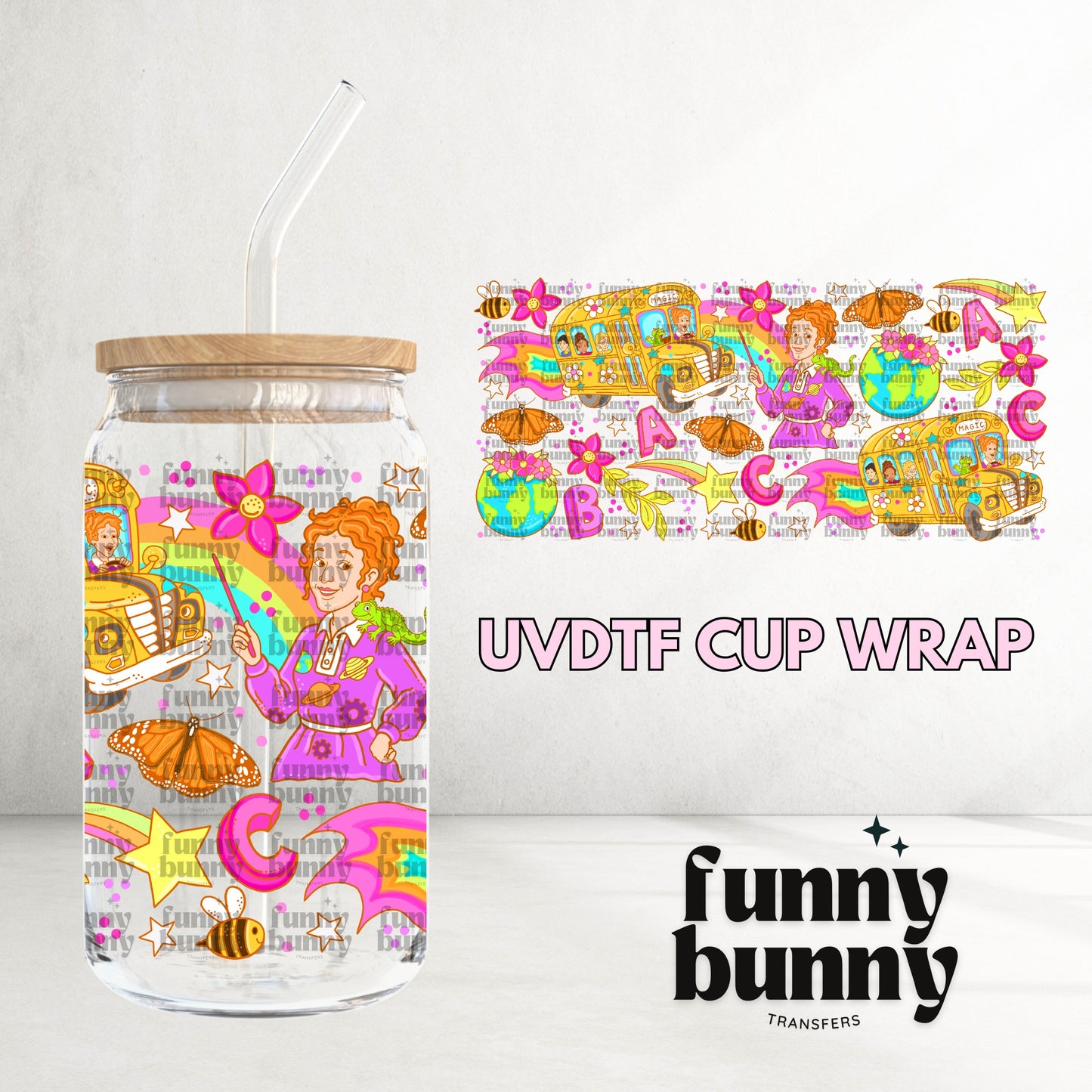 16OZ432 - 16oz UVDTF Cup Wrap
