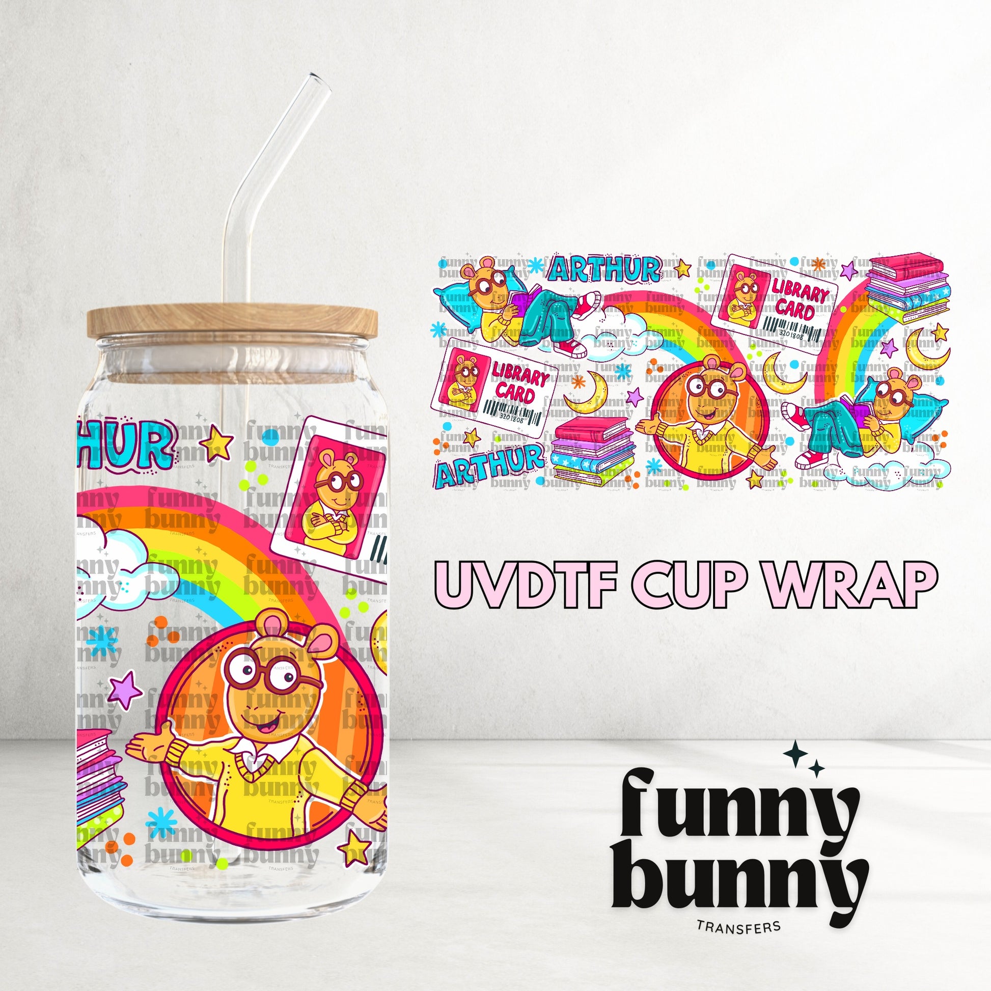 16OZ436 - 16oz UVDTF Cup Wrap