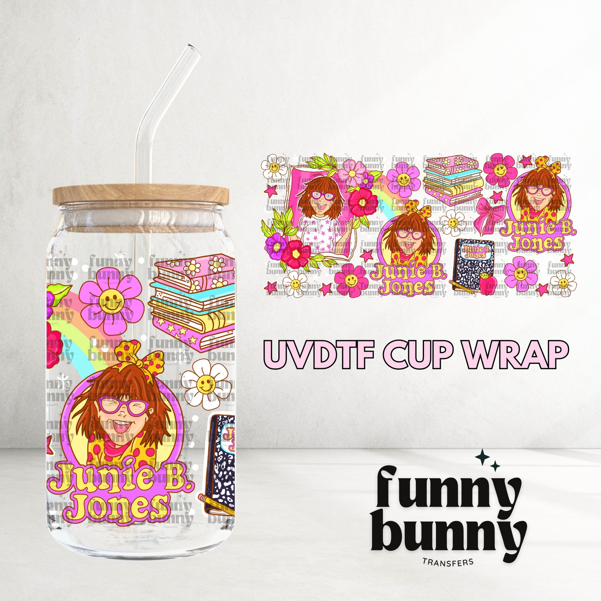 16OZ438 - 16oz UVDTF Cup Wrap