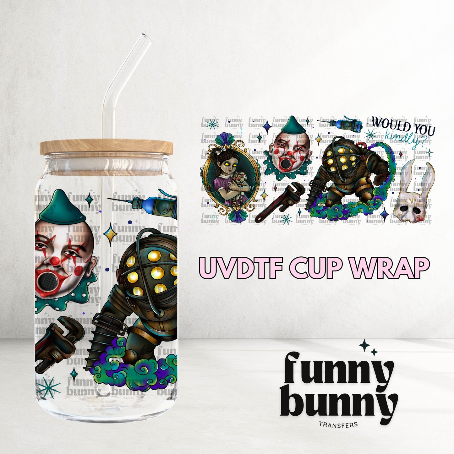 16OZ445 - 16oz UVDTF Cup Wrap