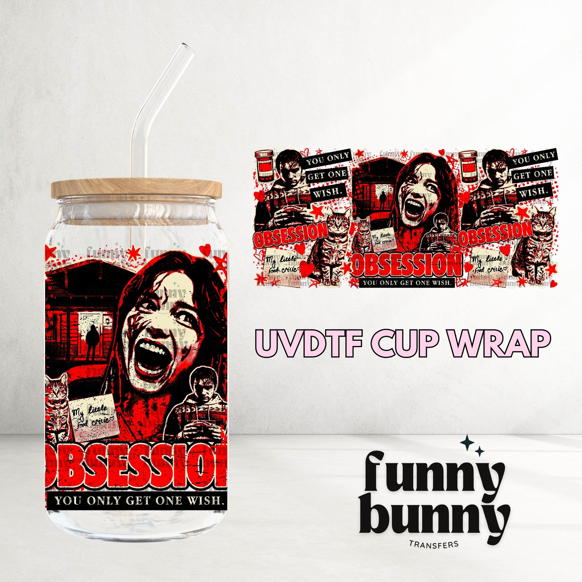 16OZ45 - 16oz UVDTF Cup Wrap