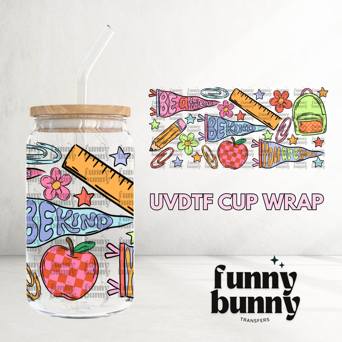 16OZ452 - 16oz UVDTF Cup Wrap