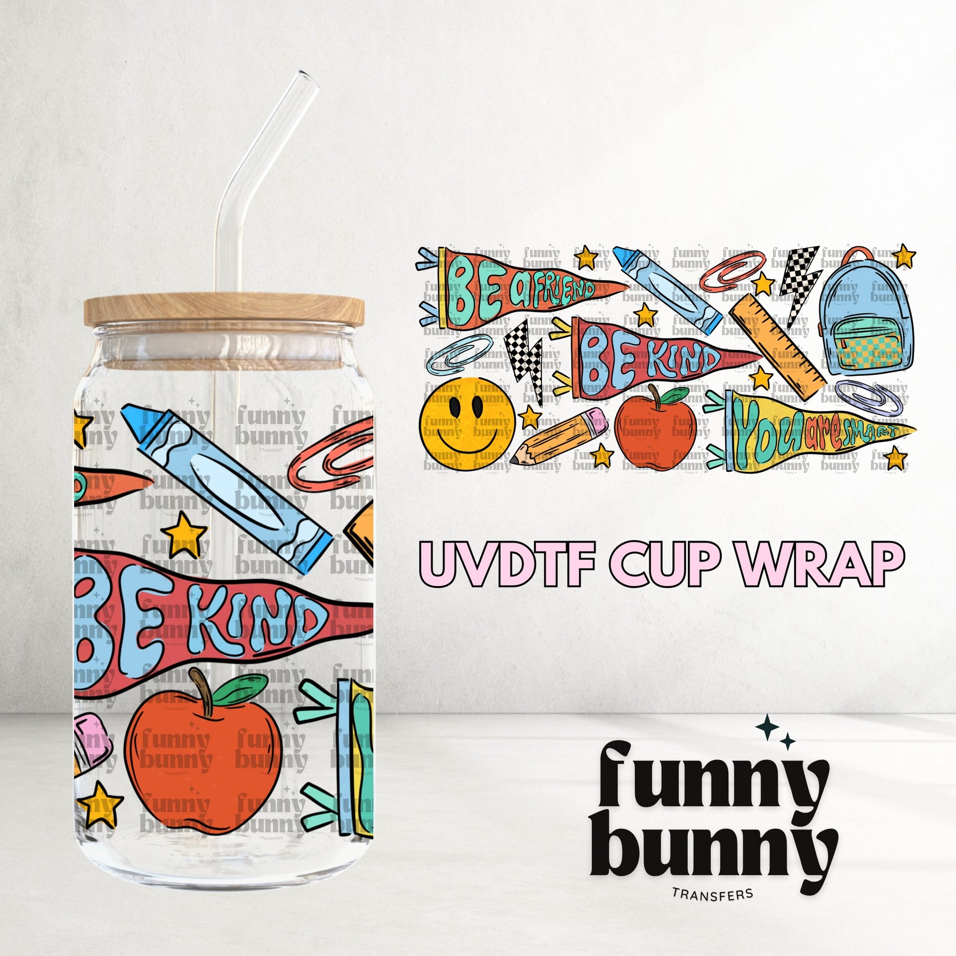 16OZ464 - 16oz UVDTF Cup Wrap
