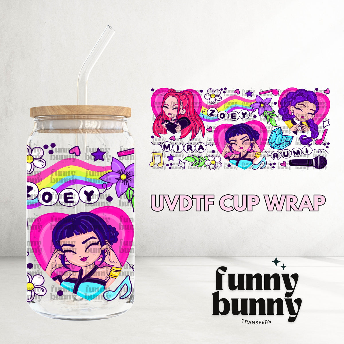 16OZ473 - 16oz UVDTF Cup Wrap