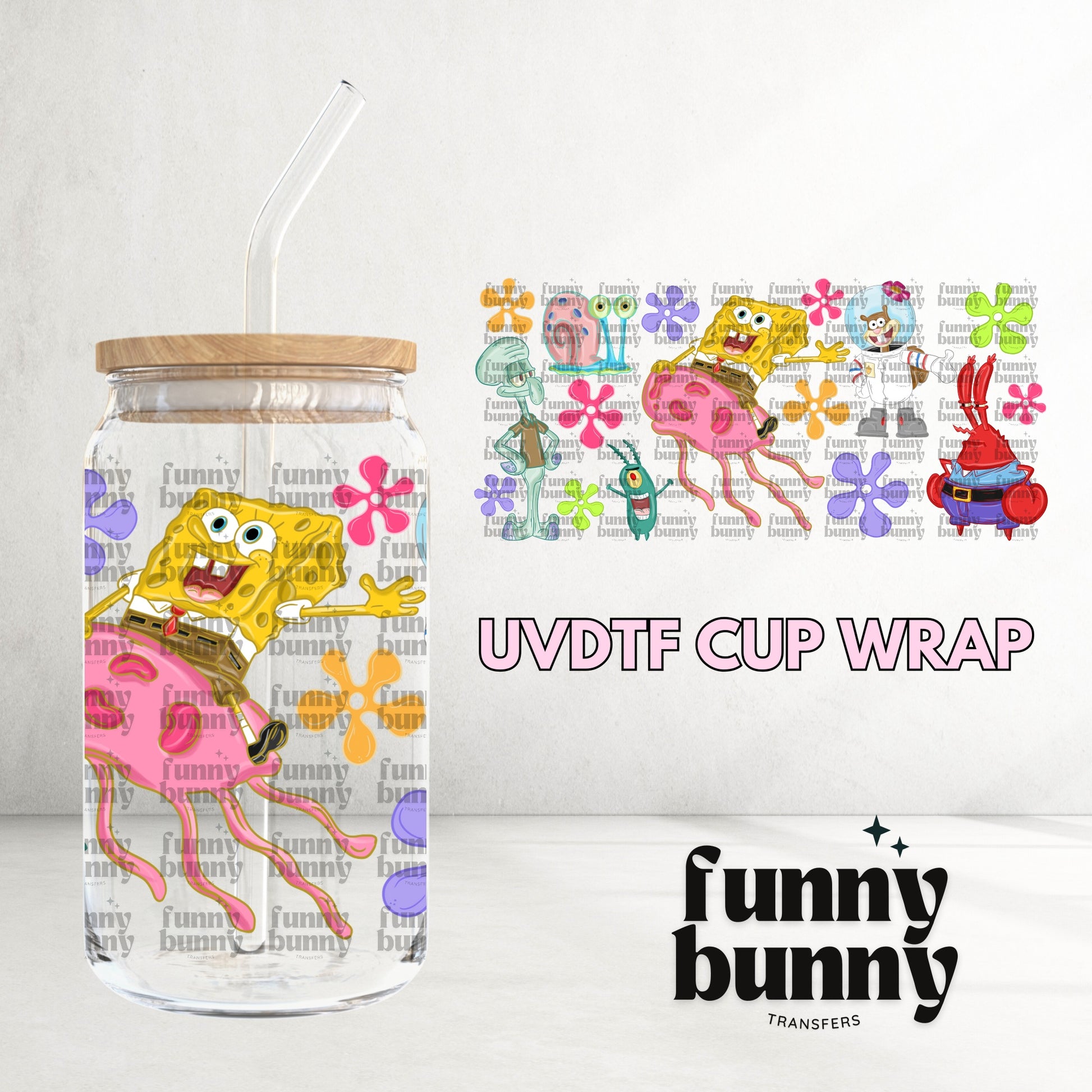 16OZ482 - 16oz UVDTF Cup Wrap