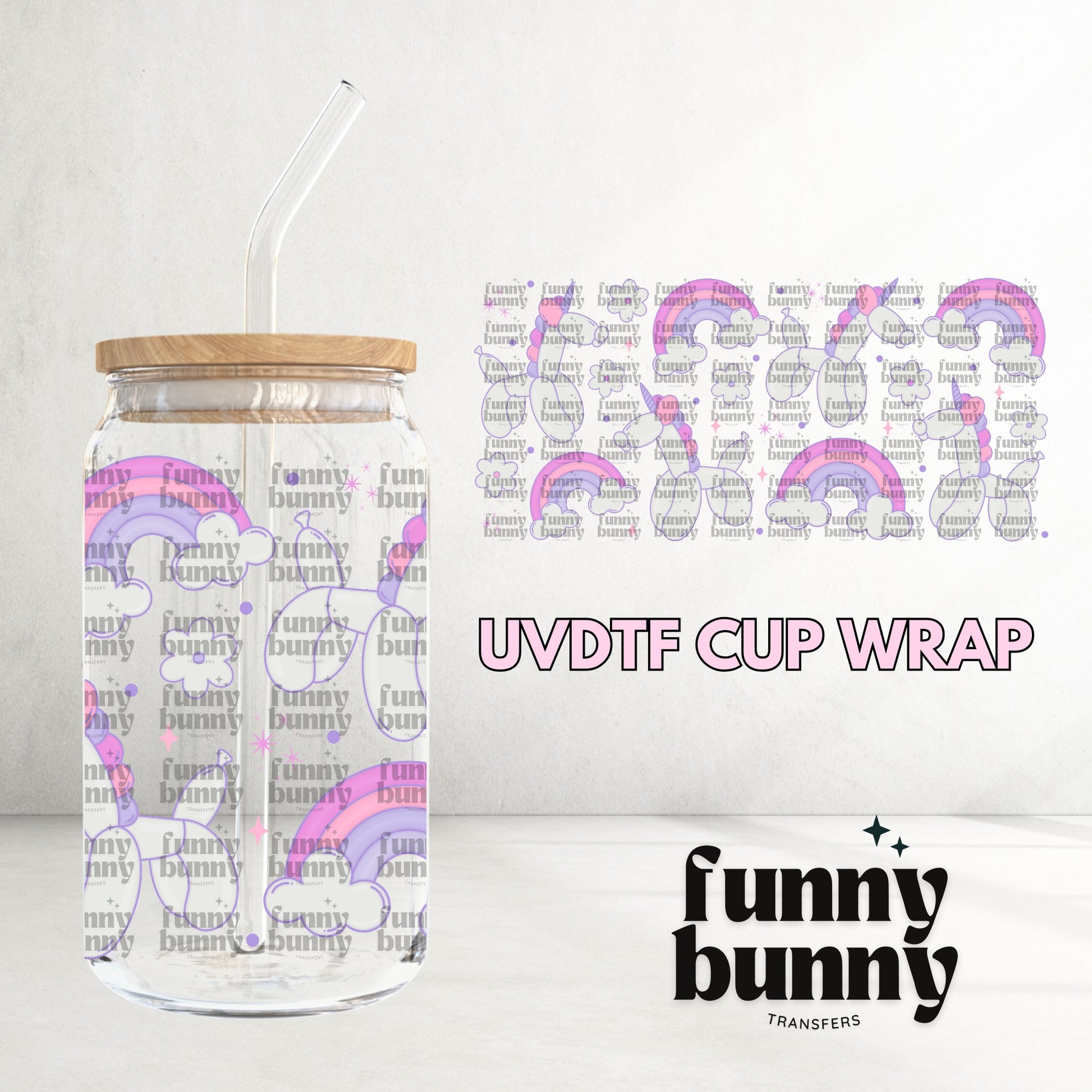 16OZ488 - 16oz UVDTF Cup Wrap